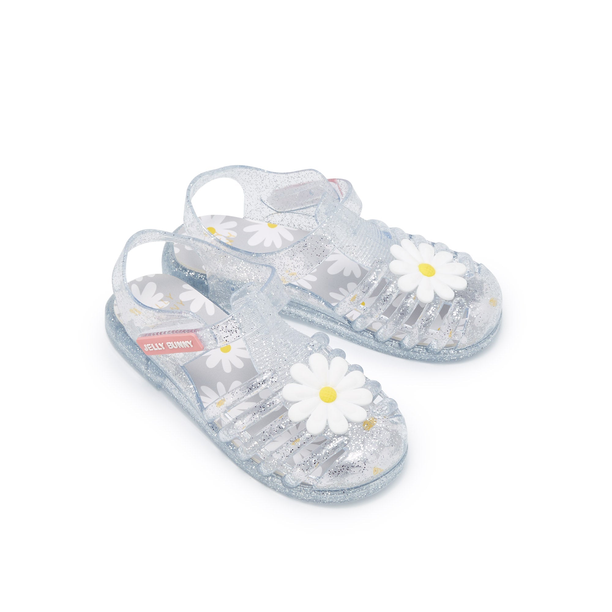 JB Berit Kids Flat Slingbacks For Girls Silver