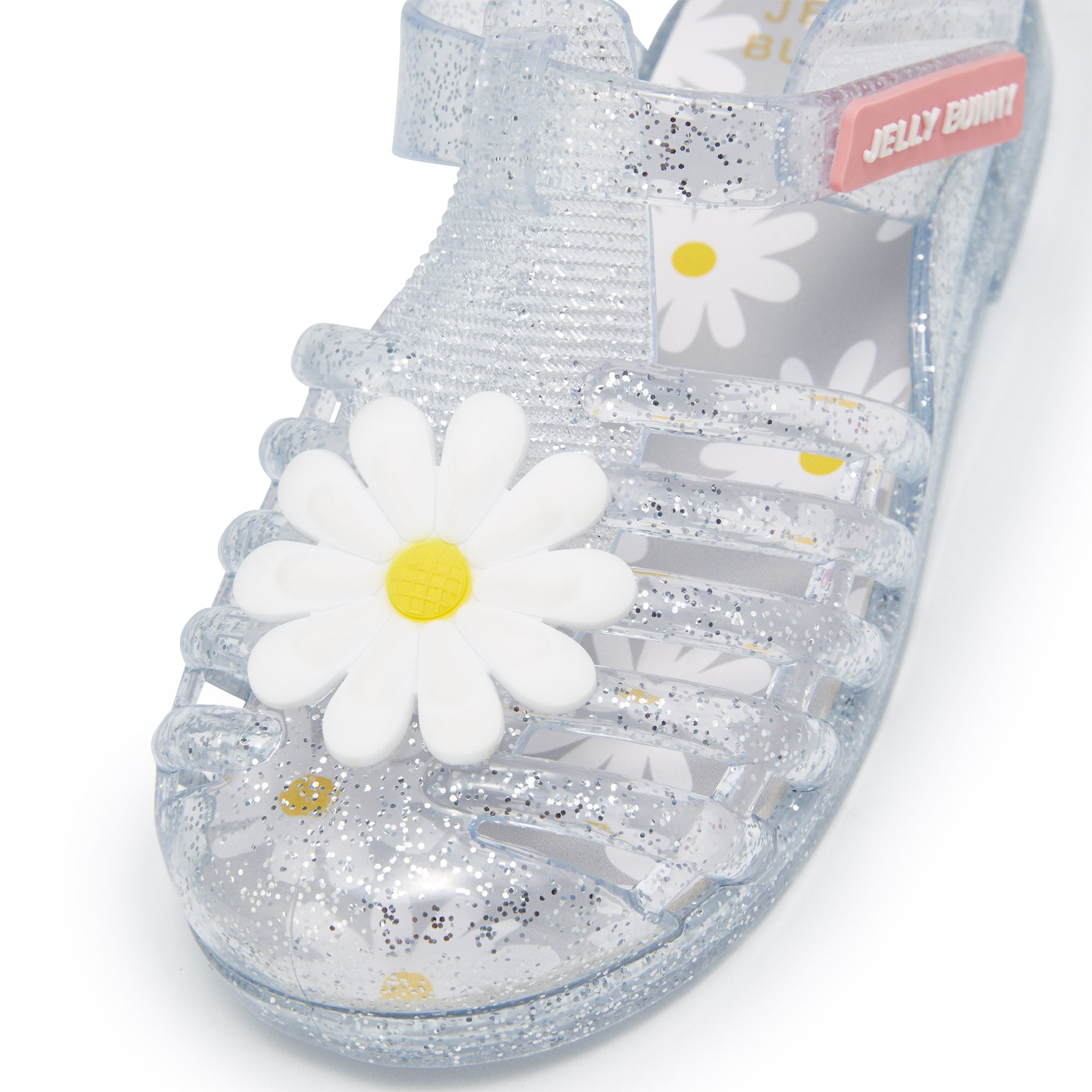 JB Berit Kids Flat Slingbacks For Girls Silver