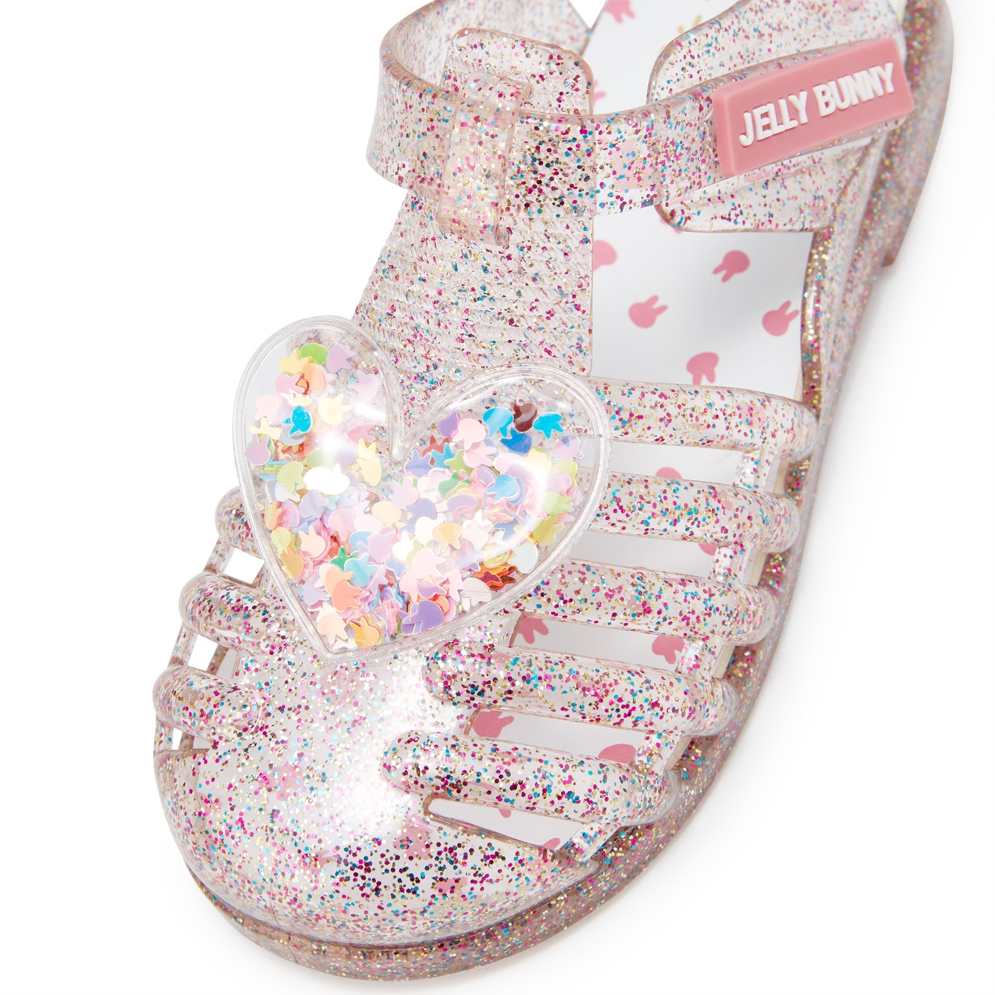 JB Heart Kids Flat Slingbacks For Girls Pink