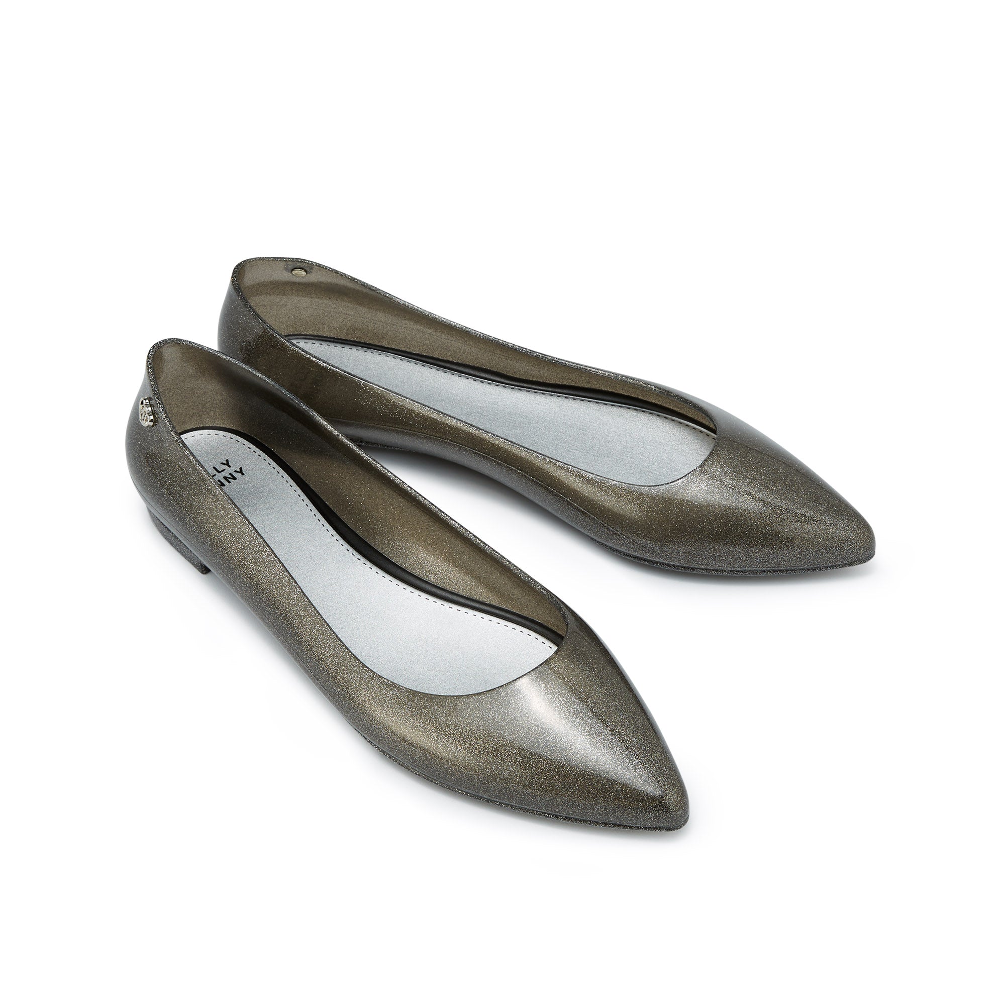 Prim 1 Flat Ballerinas Glitter Black