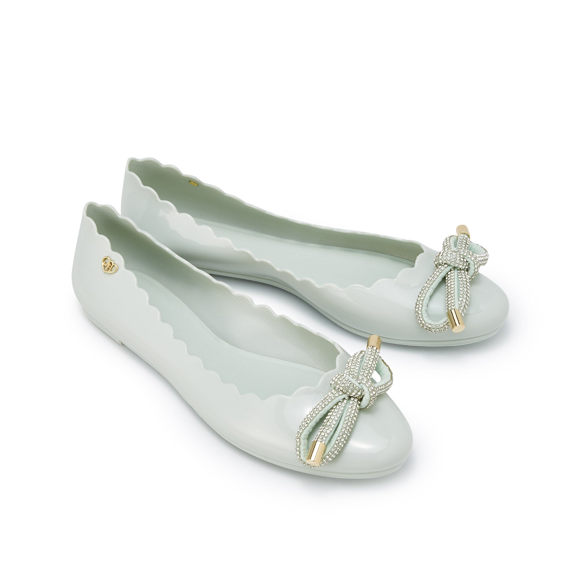 Sonia Glow Flat Ballerinas Light Grey
