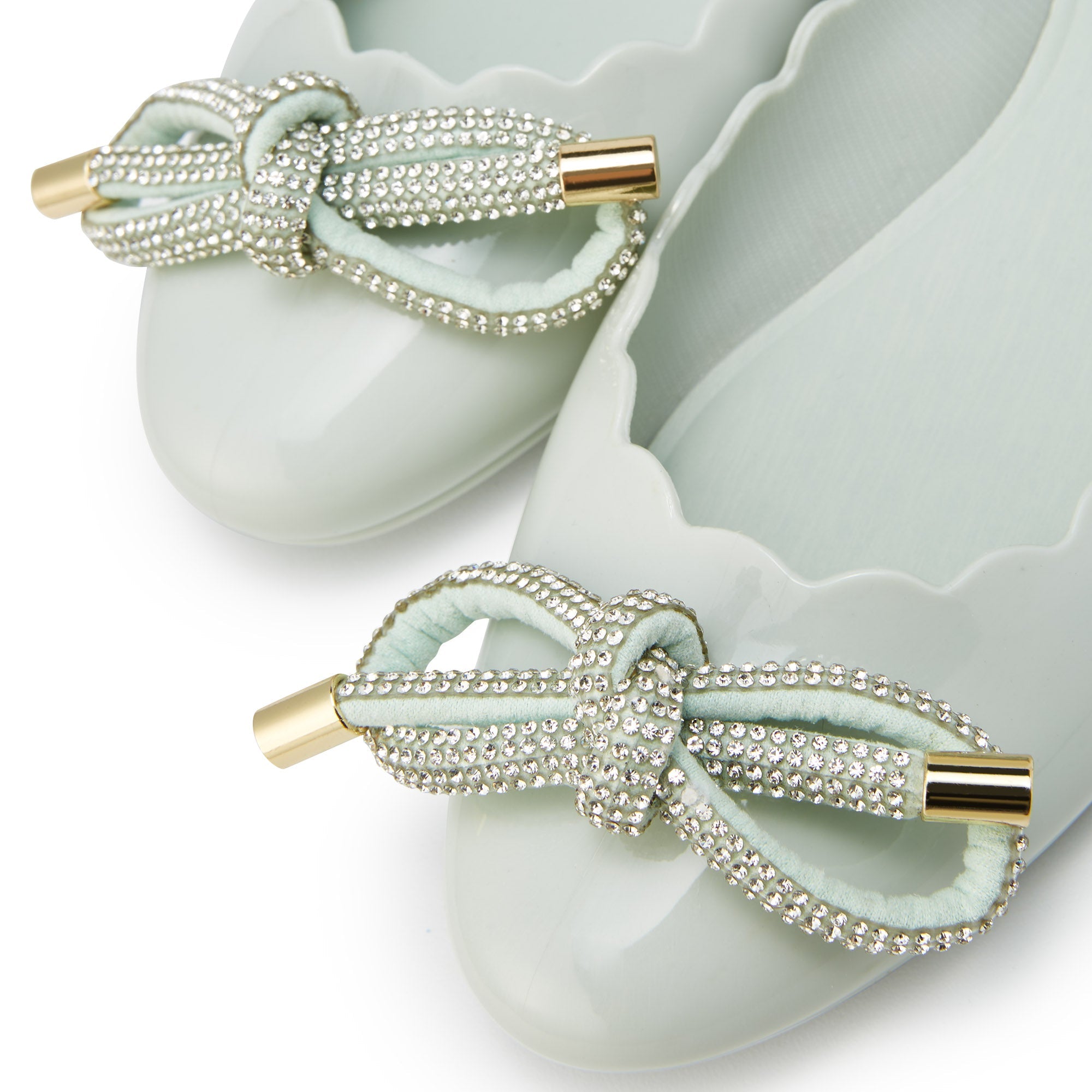 Sonia Glow Flat Ballerinas Light Grey