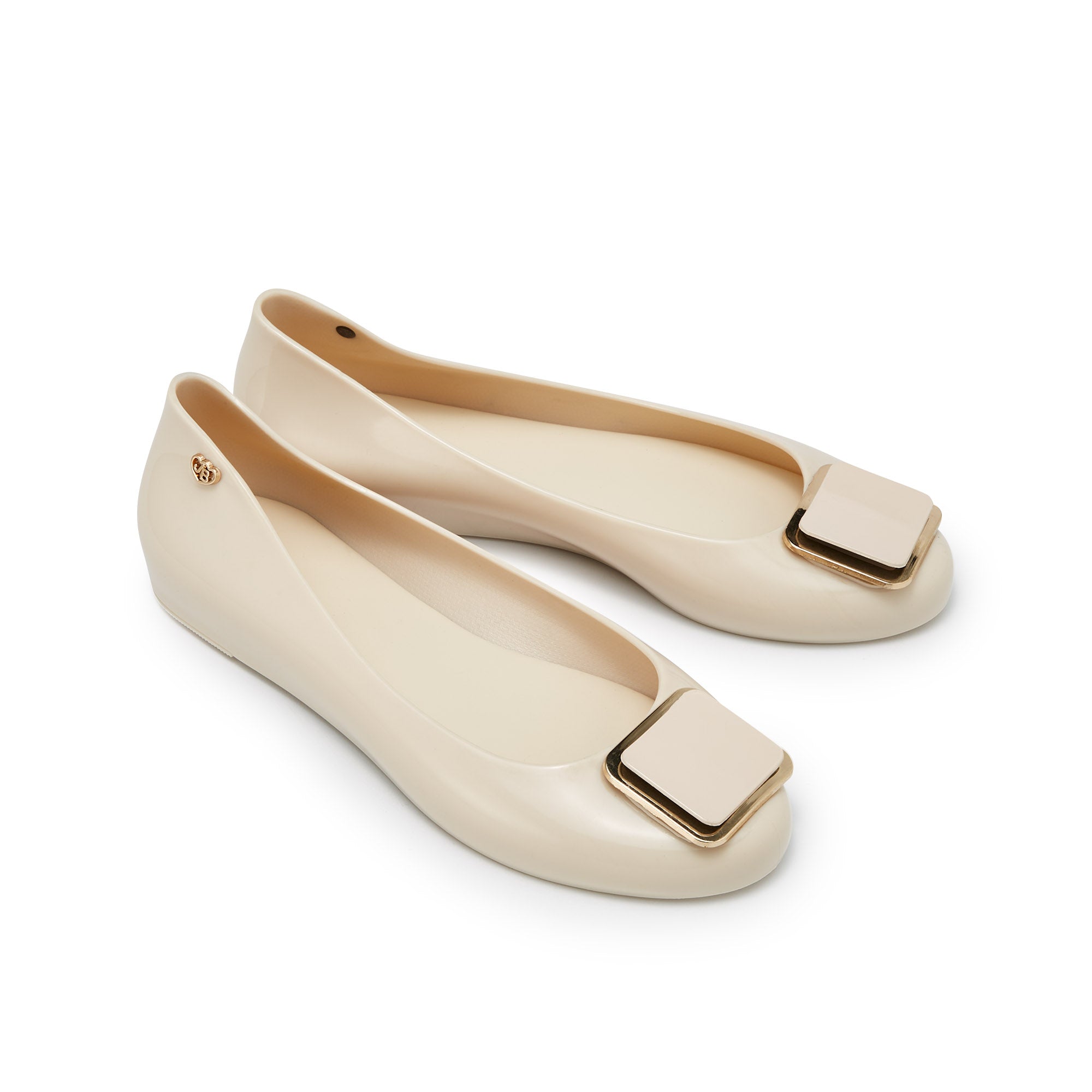 Ingrid Flats Shoes Ivory