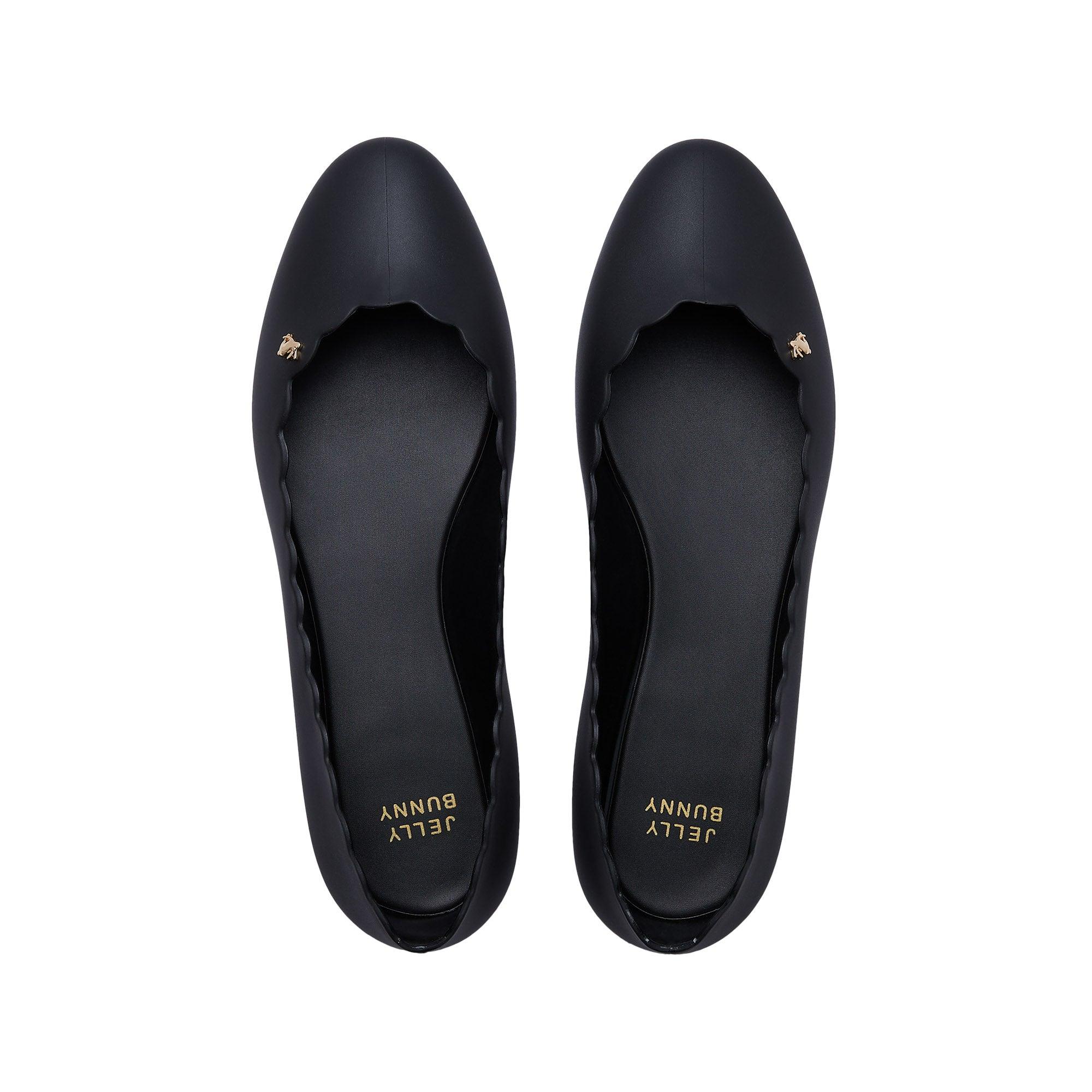 Sophie All The Way Matt Flat Ballerinas Black