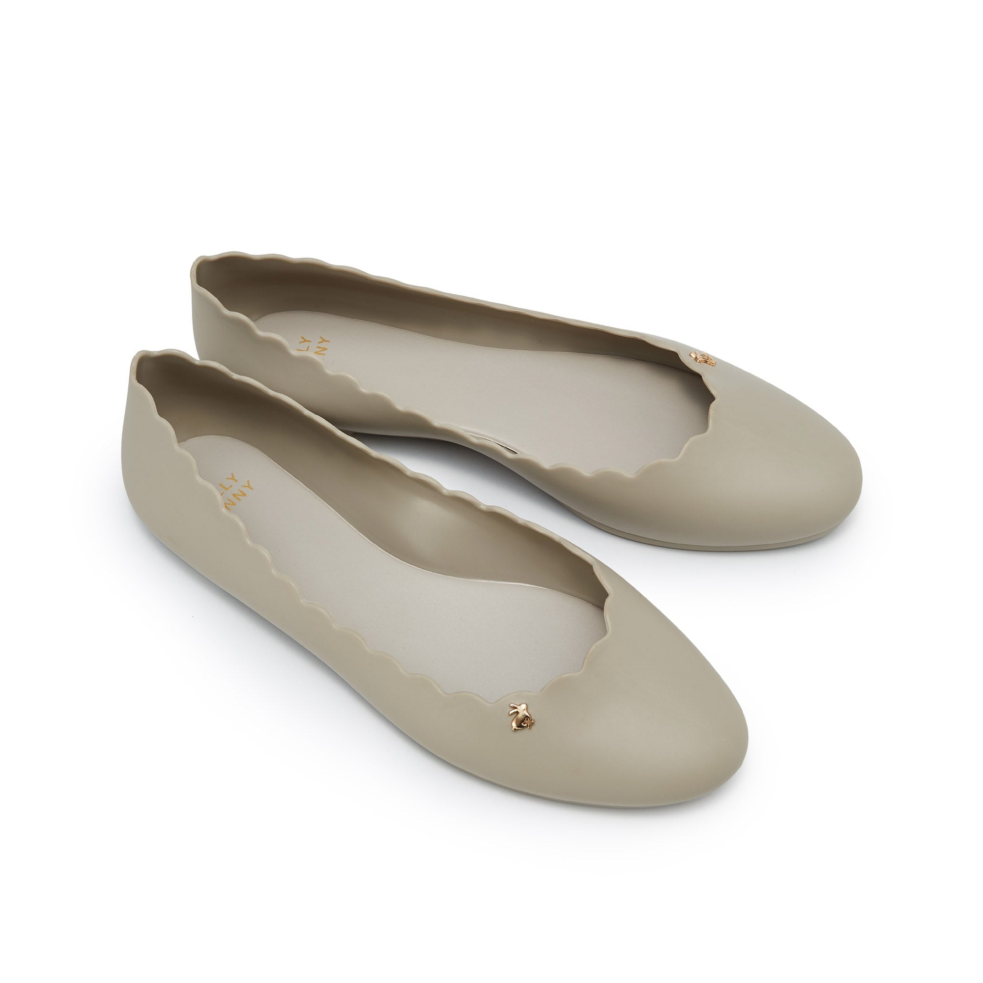 Sophie All The Way Matt Flat Ballerinas Grey