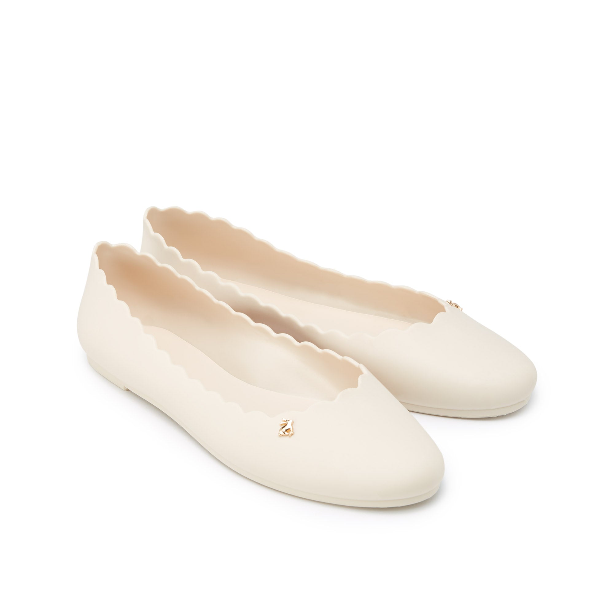 Sophie All The Way Matt Flat Ballerinas Cream