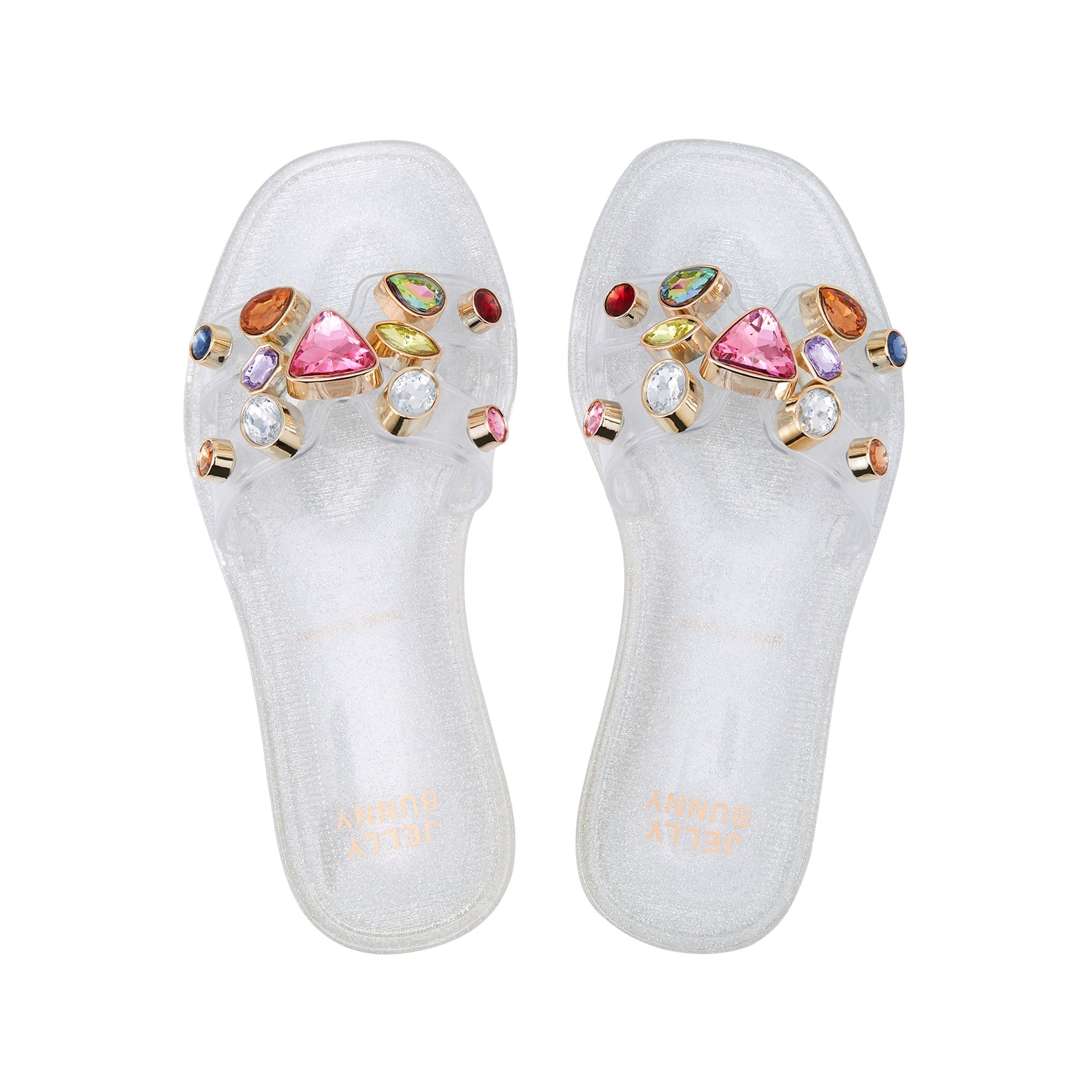 Mini Donna Flat Sandals Glitter Multi
