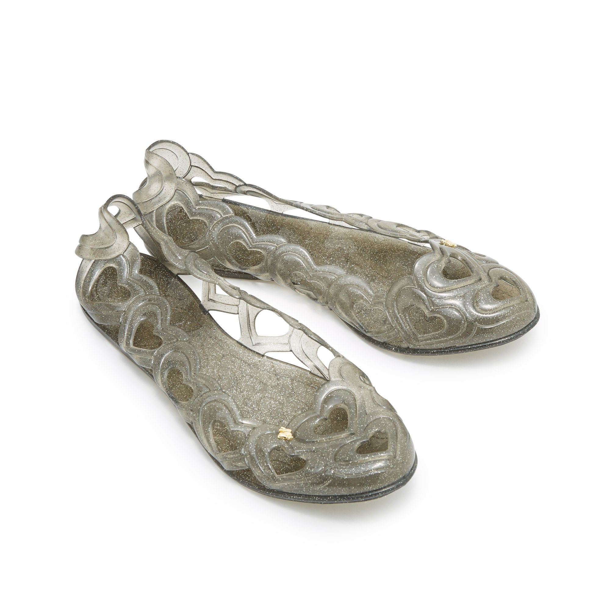 Bruna All The Way Ballerina Shoes Glitter Black