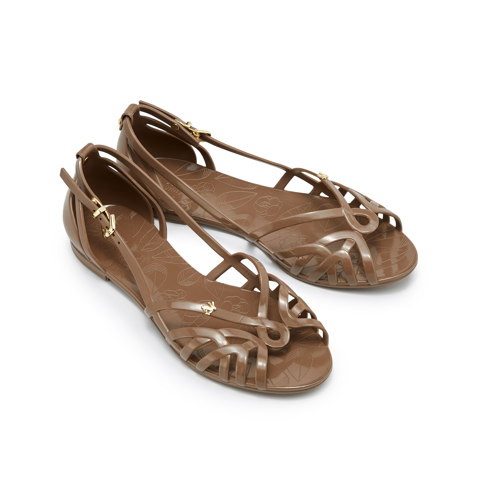 Amelie All The Way Flat Slingbacks Brown