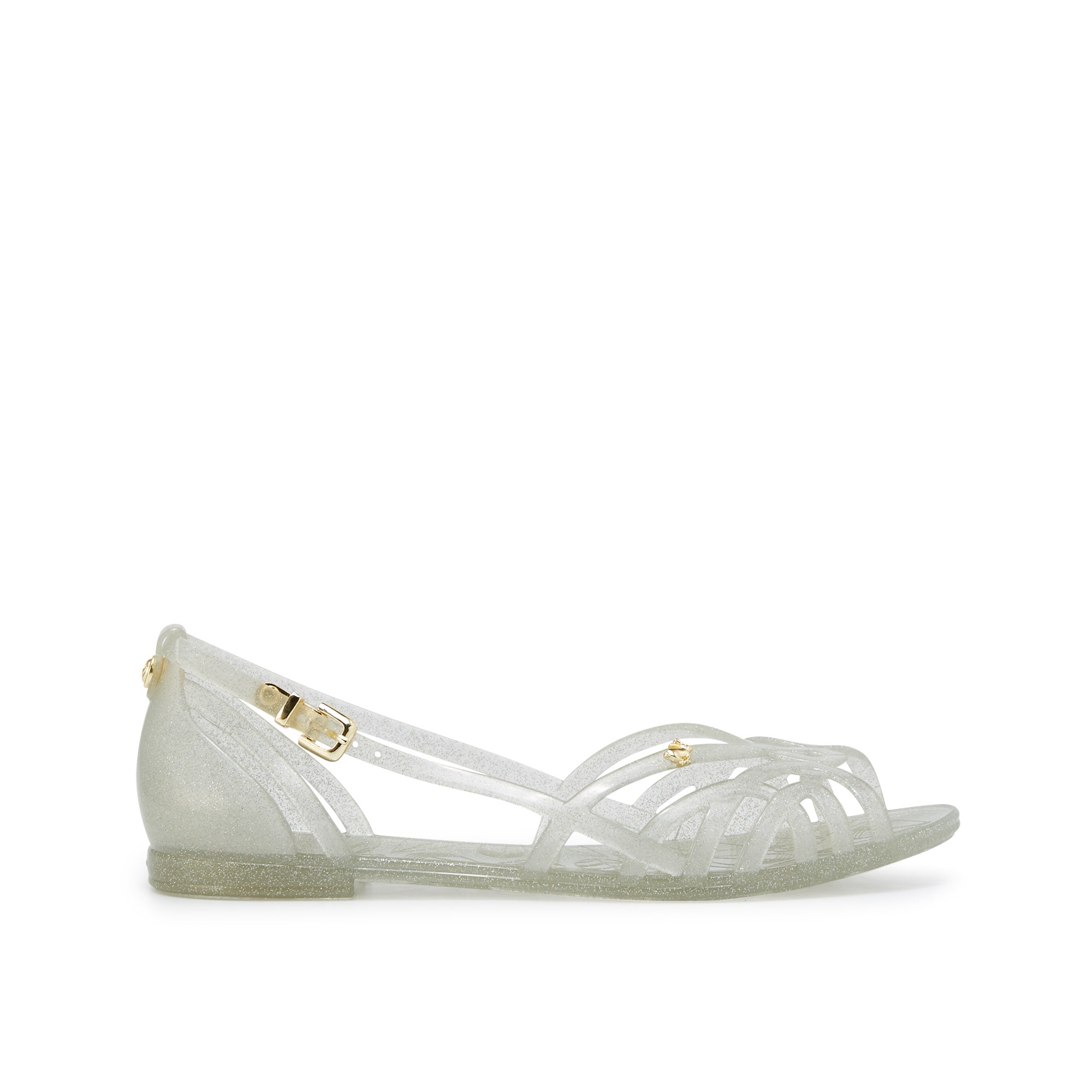 Amelie All The Way Flat Slingbacks Glitter Multi 2