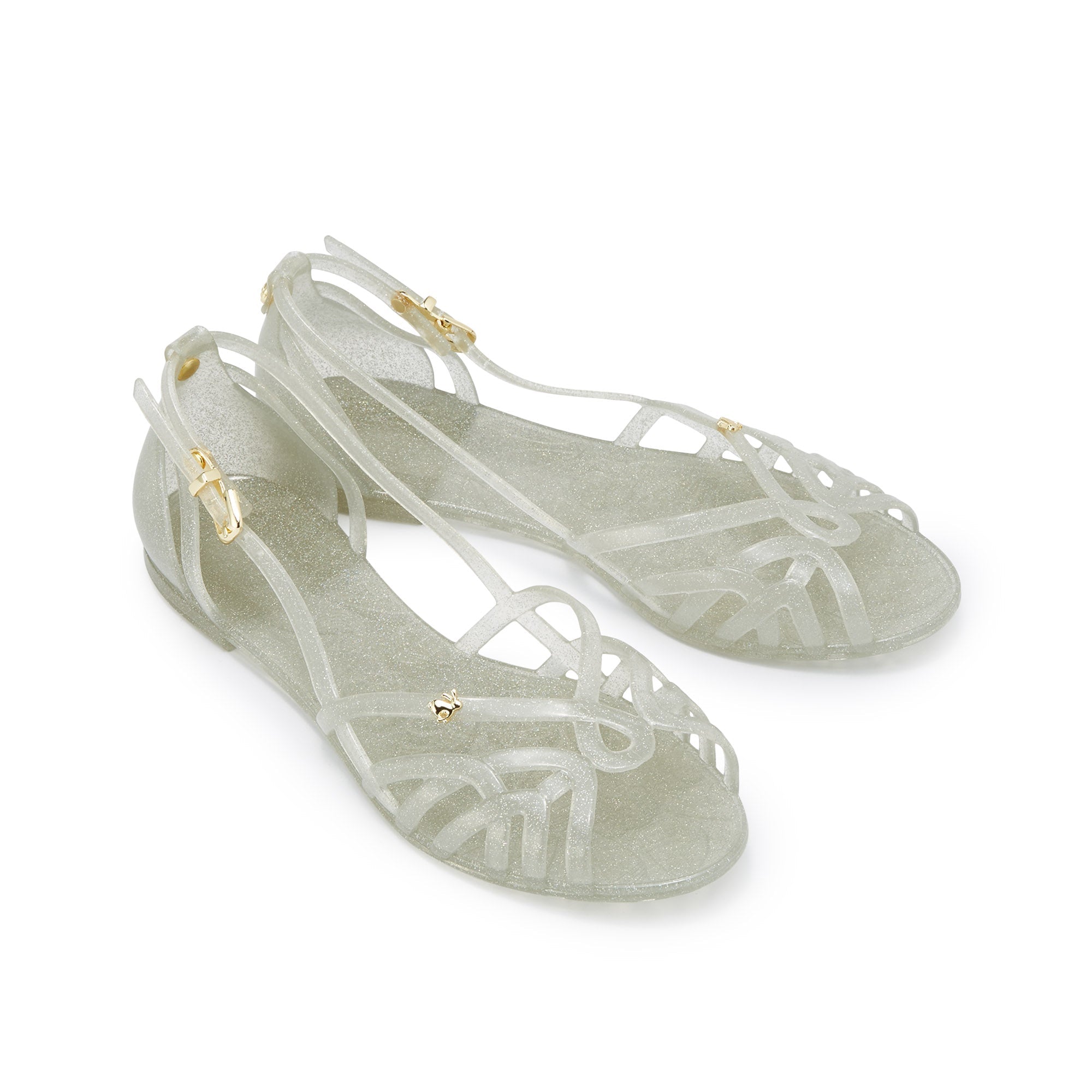 Amelie All The Way Flat Slingbacks Glitter Multi 2