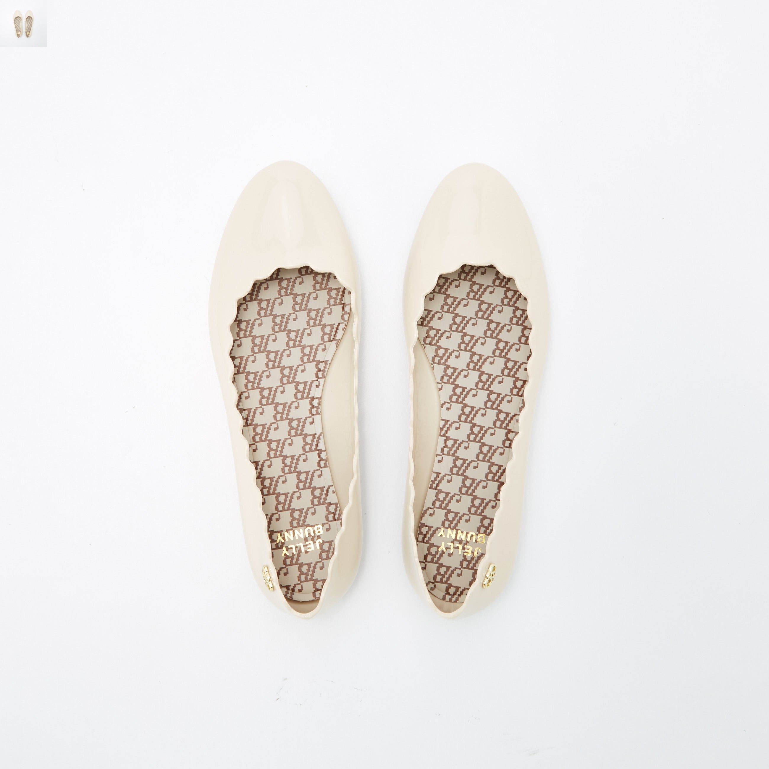 Sophie Ellis Flat Ballerinas Off-White