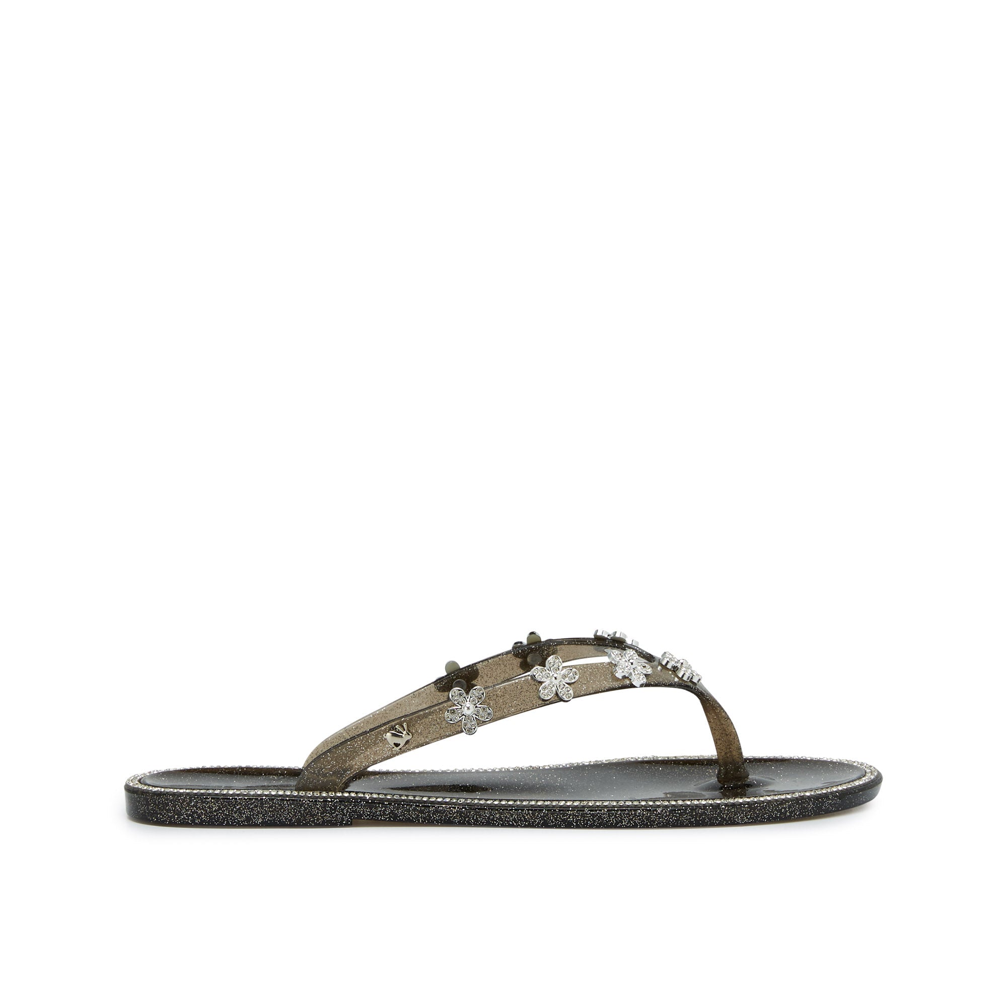 Elena Willa FlipFlop Glitter Black