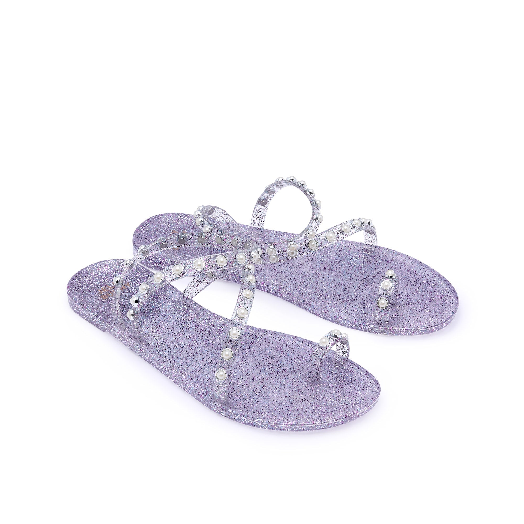 Rocco Moneo Flat Slingbacks Purple