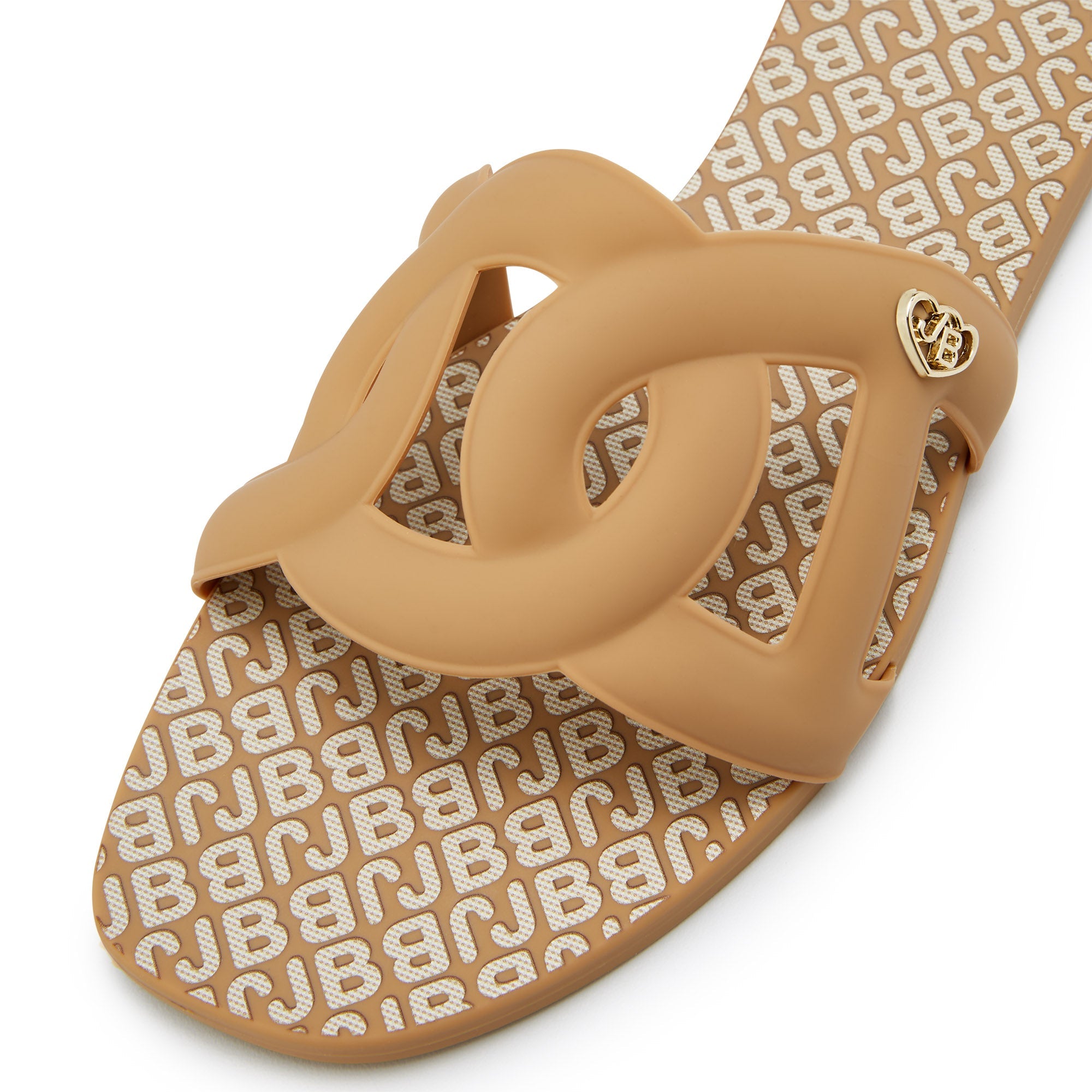 Grase Mono Jessica Flat Sandals Light Brown