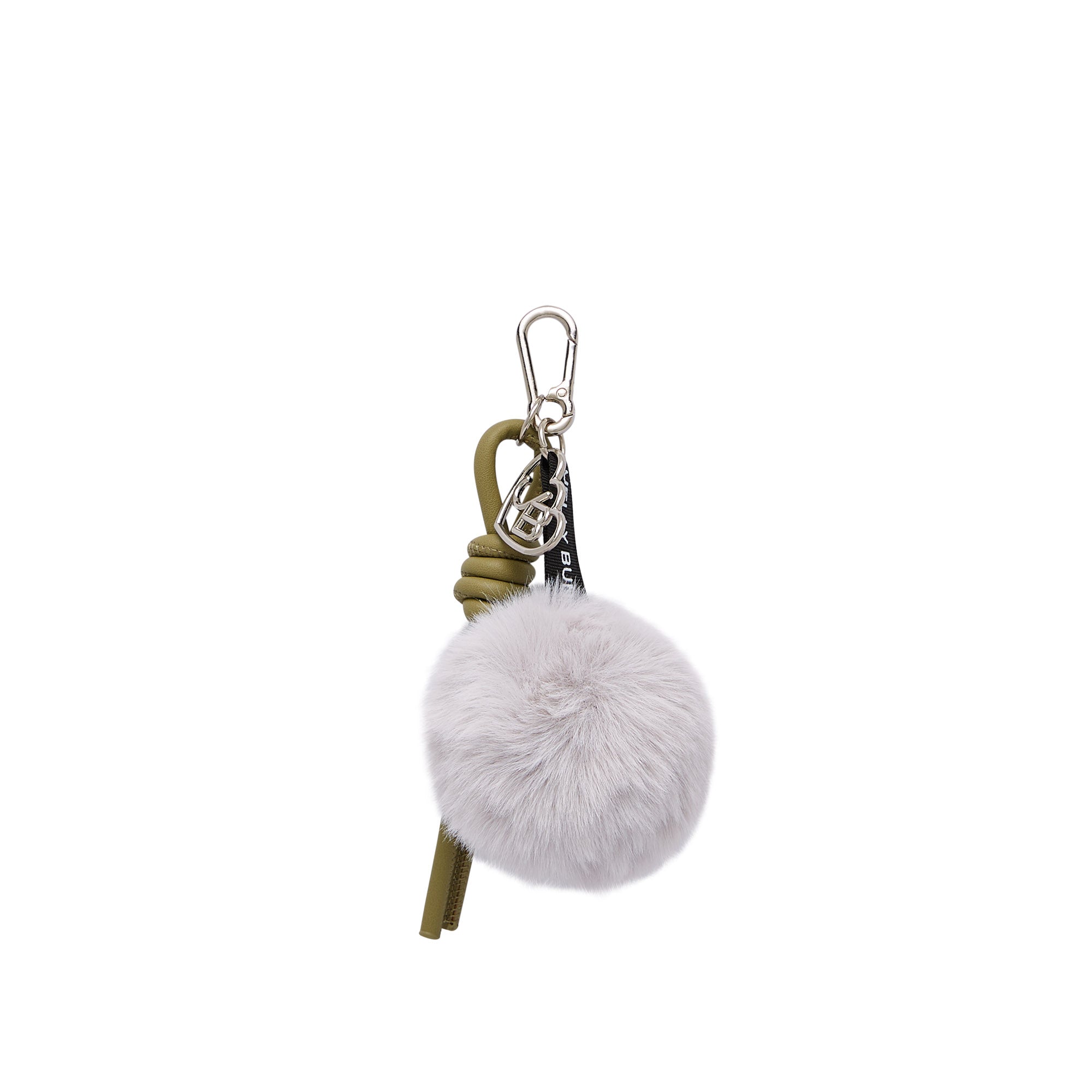 PomPom Keychain Light Grey