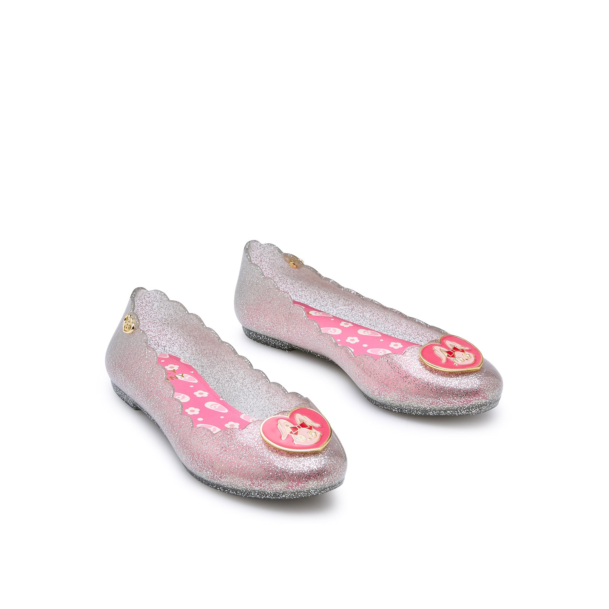 Mini Sophie Carly Ballerinas For Mini Girl Silver
