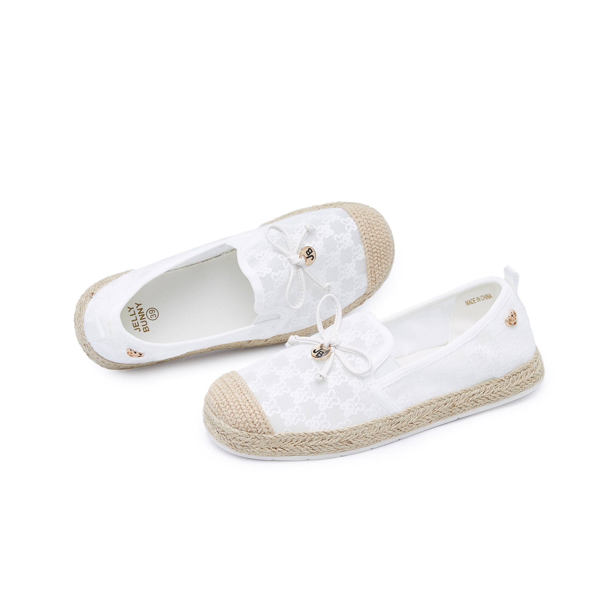 Bambi Gul Espradrile White
