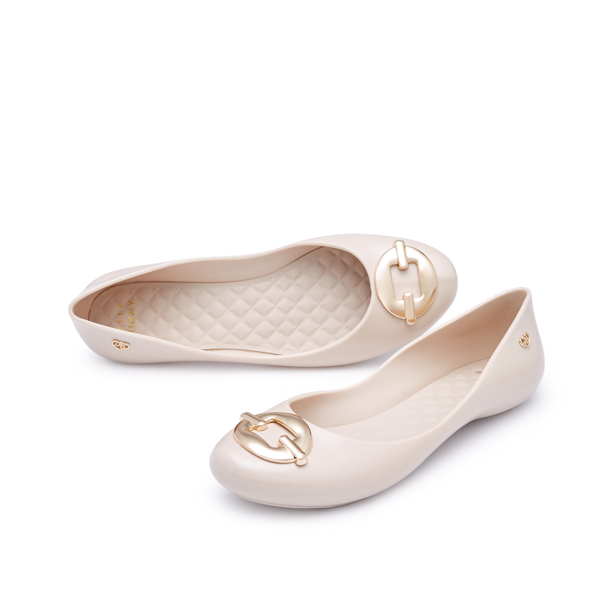 Melina Mako Ballerinas Ivory