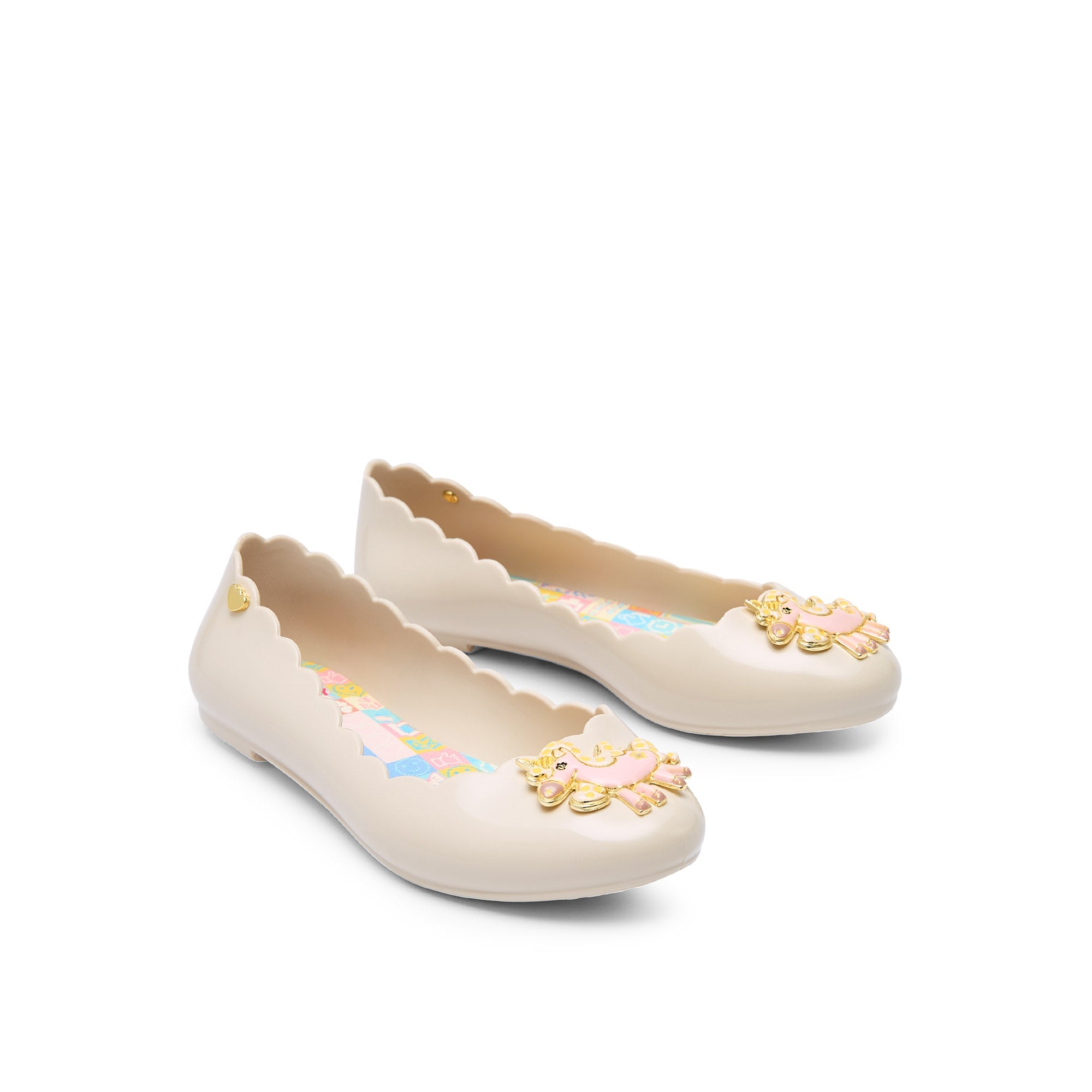 Mini Sophie Noor Flat Ballerinas For Girls Off-White