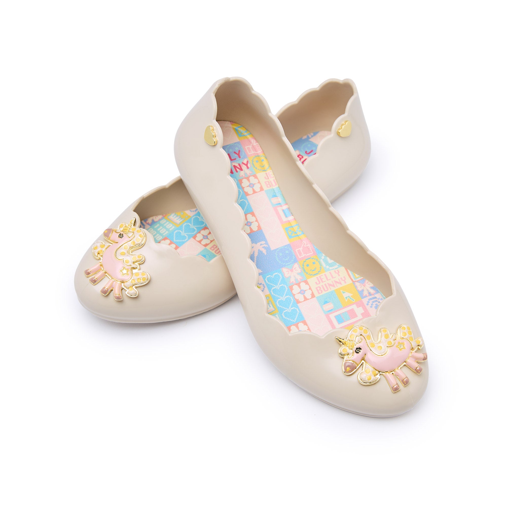 Mini Sophie Noor Flat Ballerinas For Girls Off-White