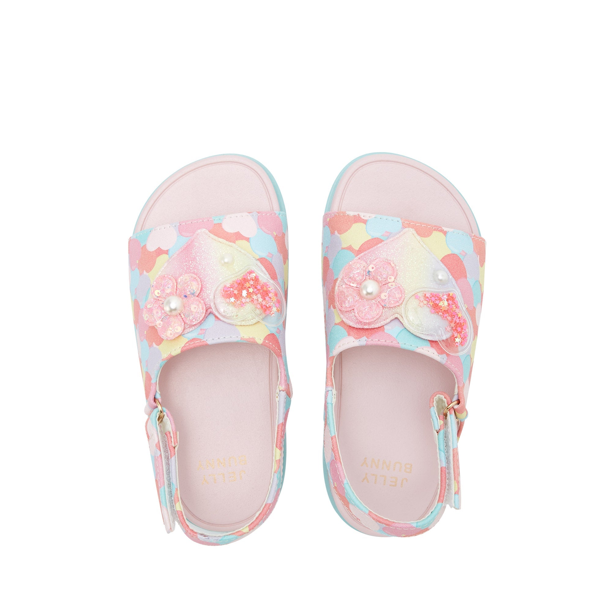 Mini Friendly Raina Flat Sandals For Girls Light Pink