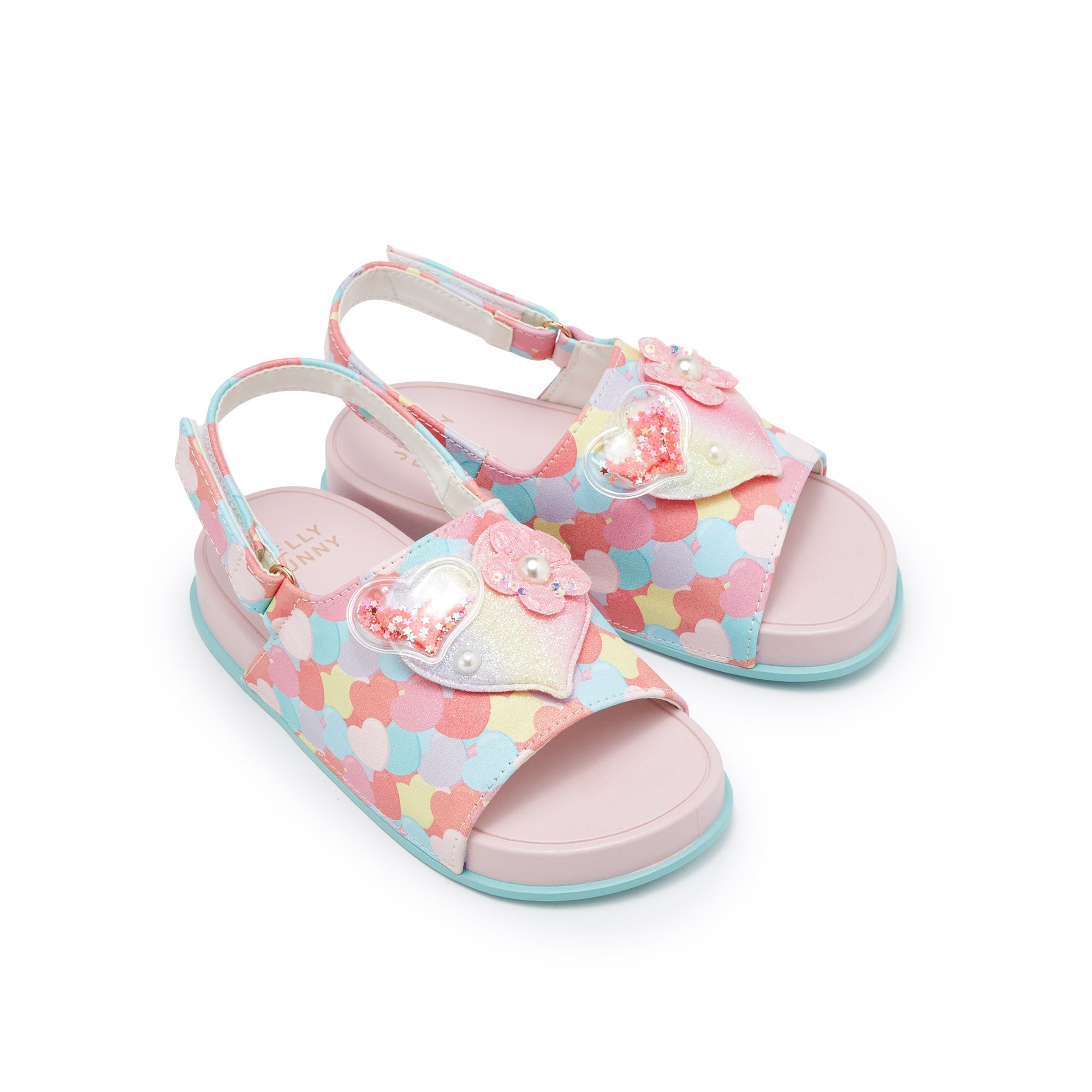 Mini Friendly Raina Flat Sandals For Girls Light Pink