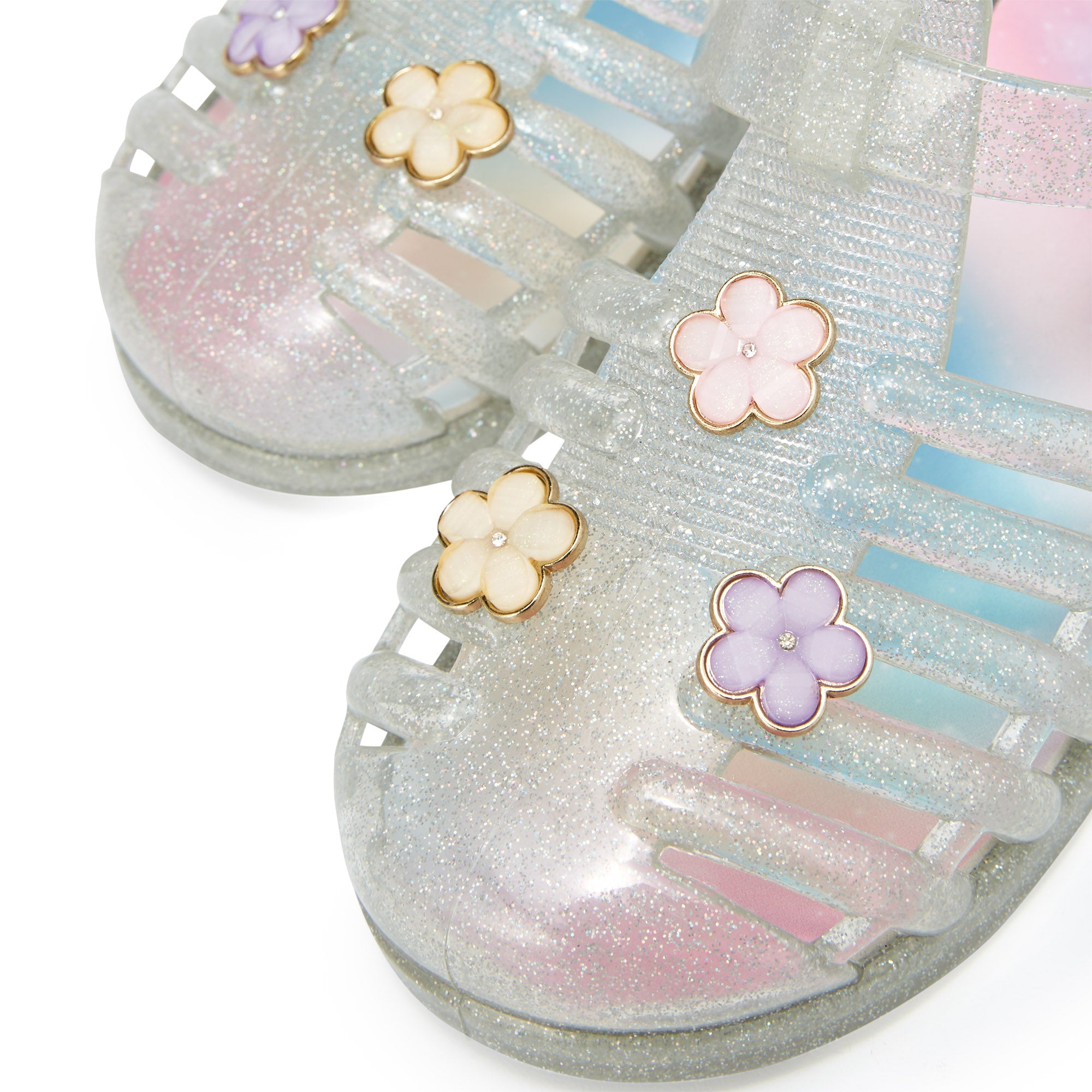 Unicorn Anxa Sandals For Girls Glitter Multi 2
