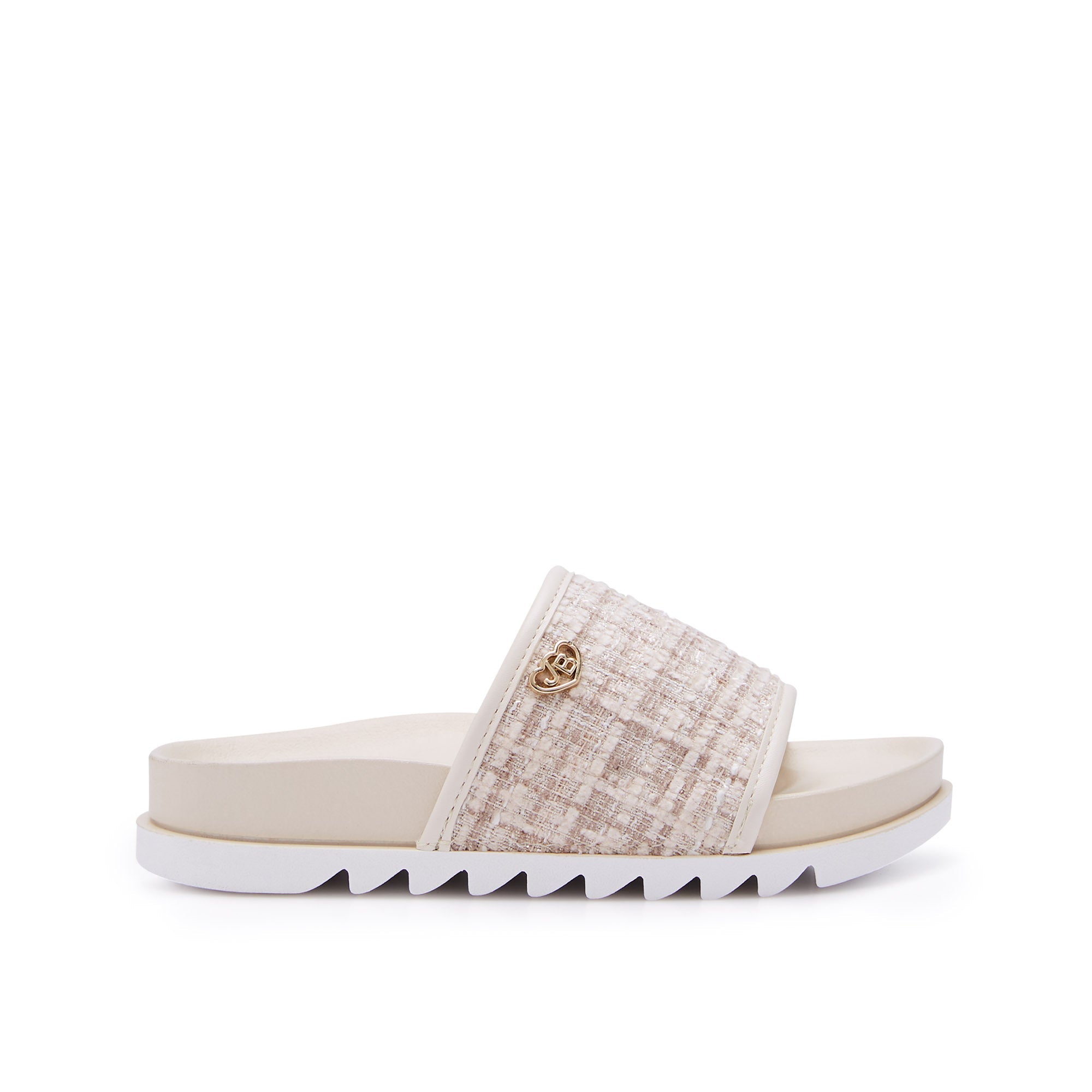 Mini Rudeus Flat Sandals For Girls Beige