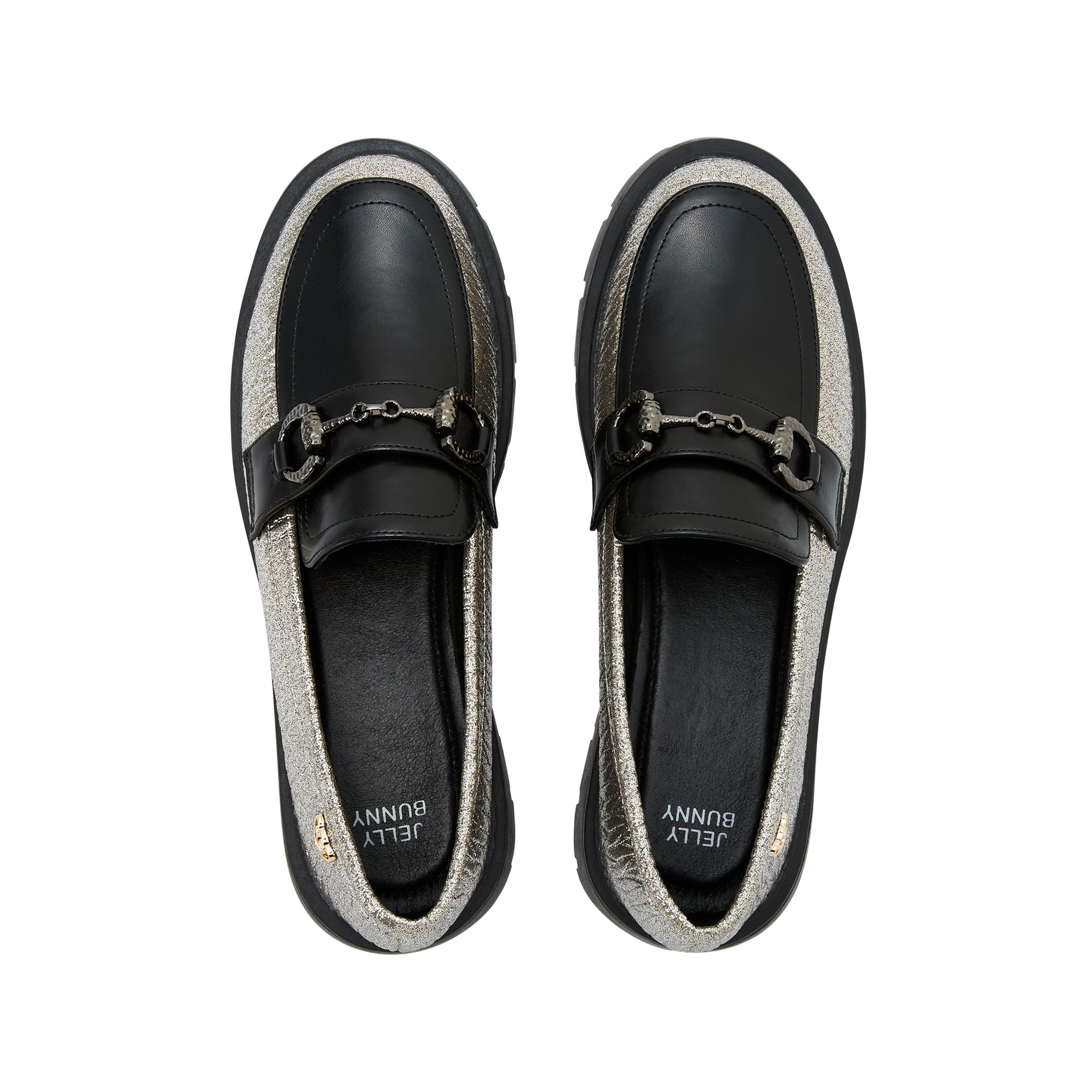 Caden Nyoni Platform Loafers Black