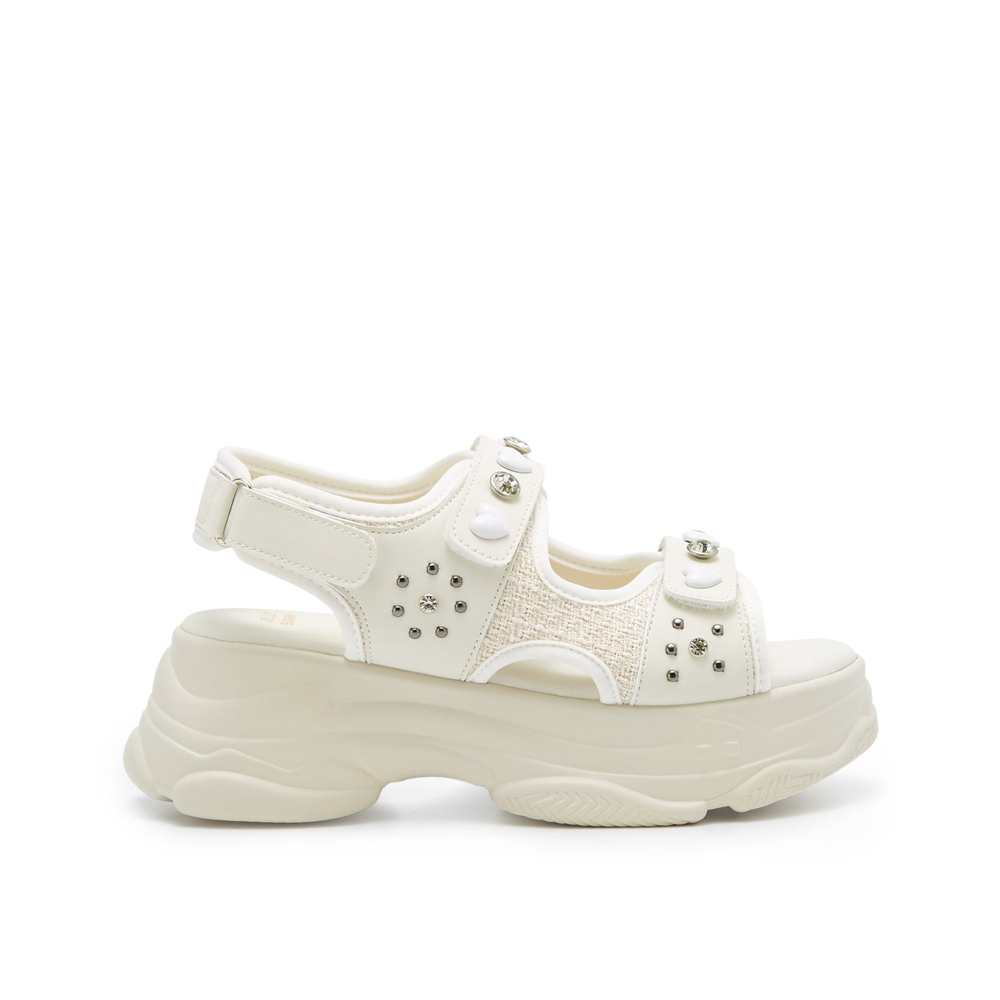 Picotee Double Heart Platform Sandals