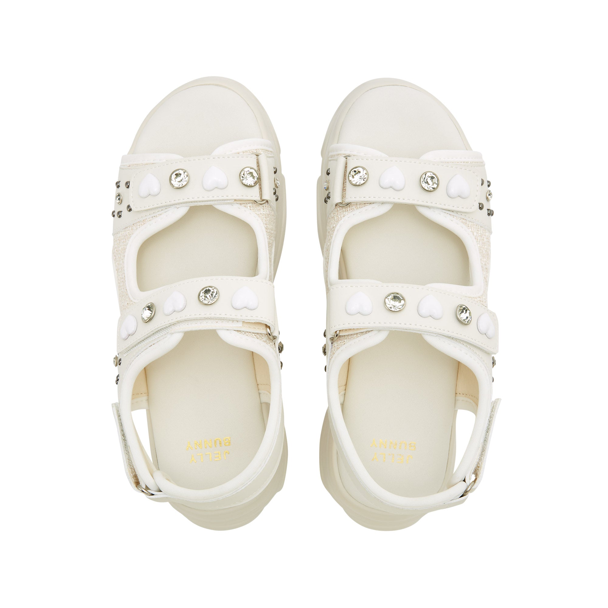 Picotee Double Heart Platform Sandals