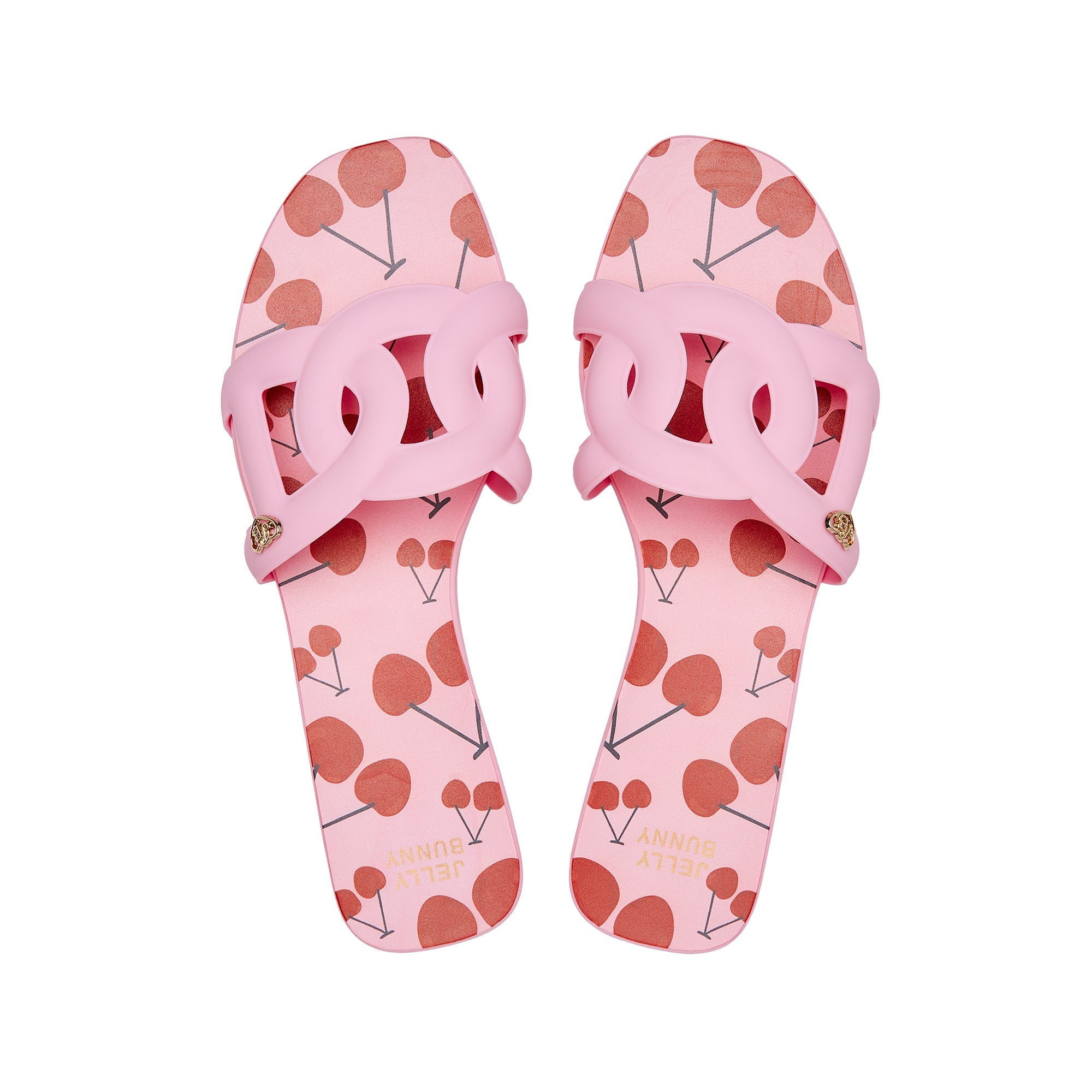 Grase Alicia Flat Sandals Pink