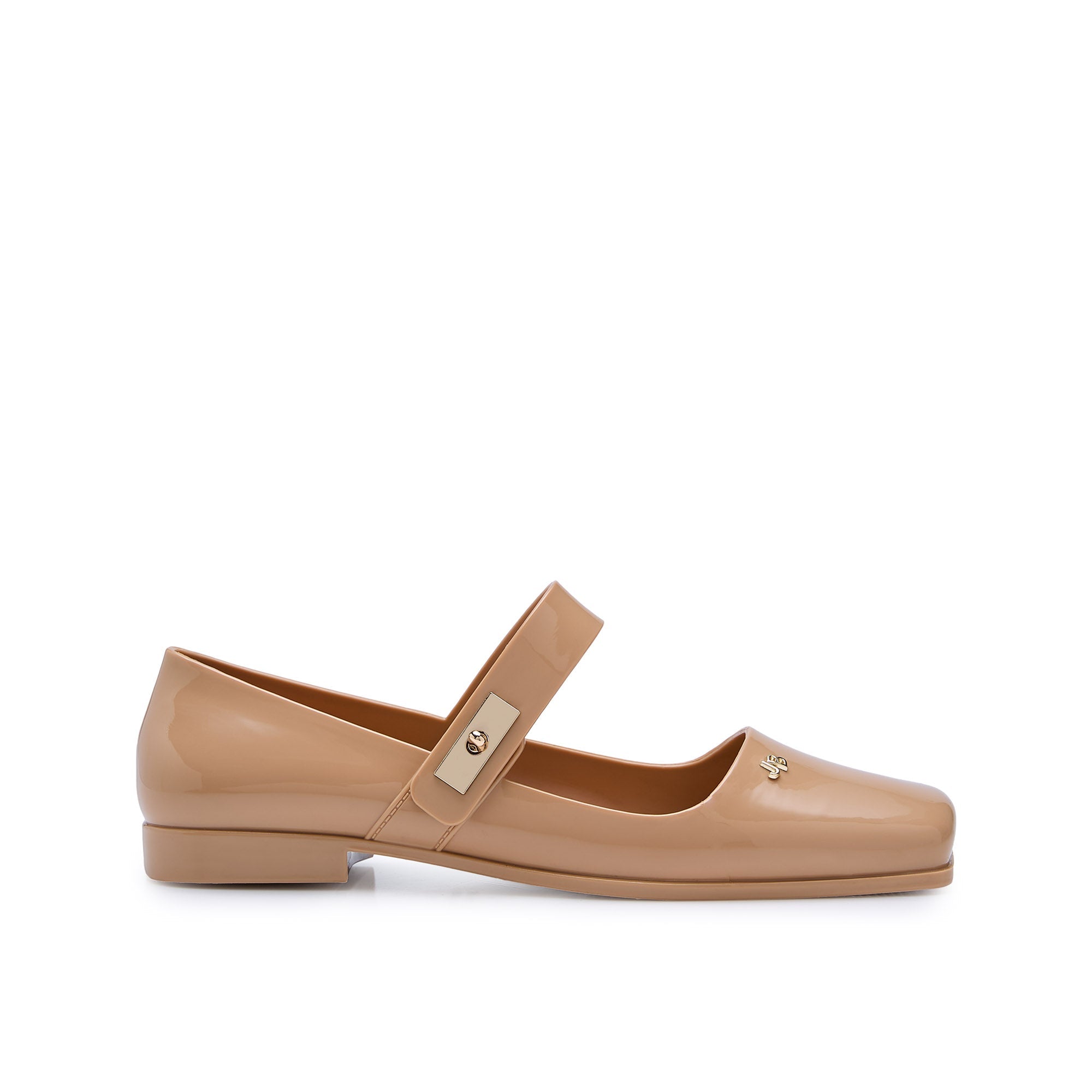 Neko Flat Ballerinas Dark Beige