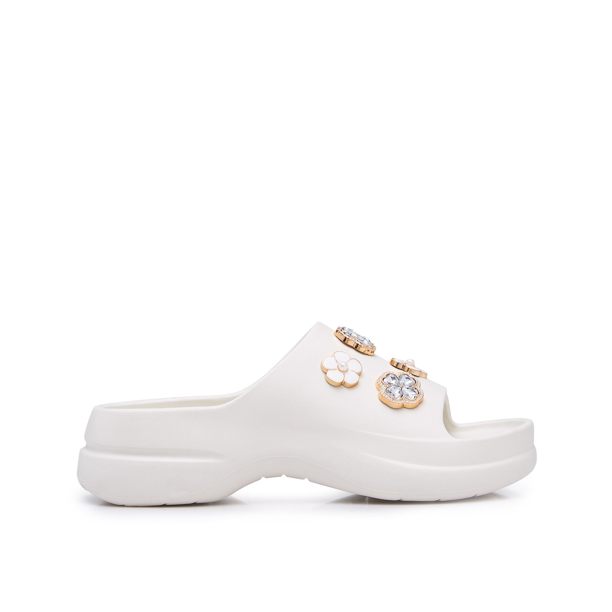 Sydney Simone Platform Sandals Ivory