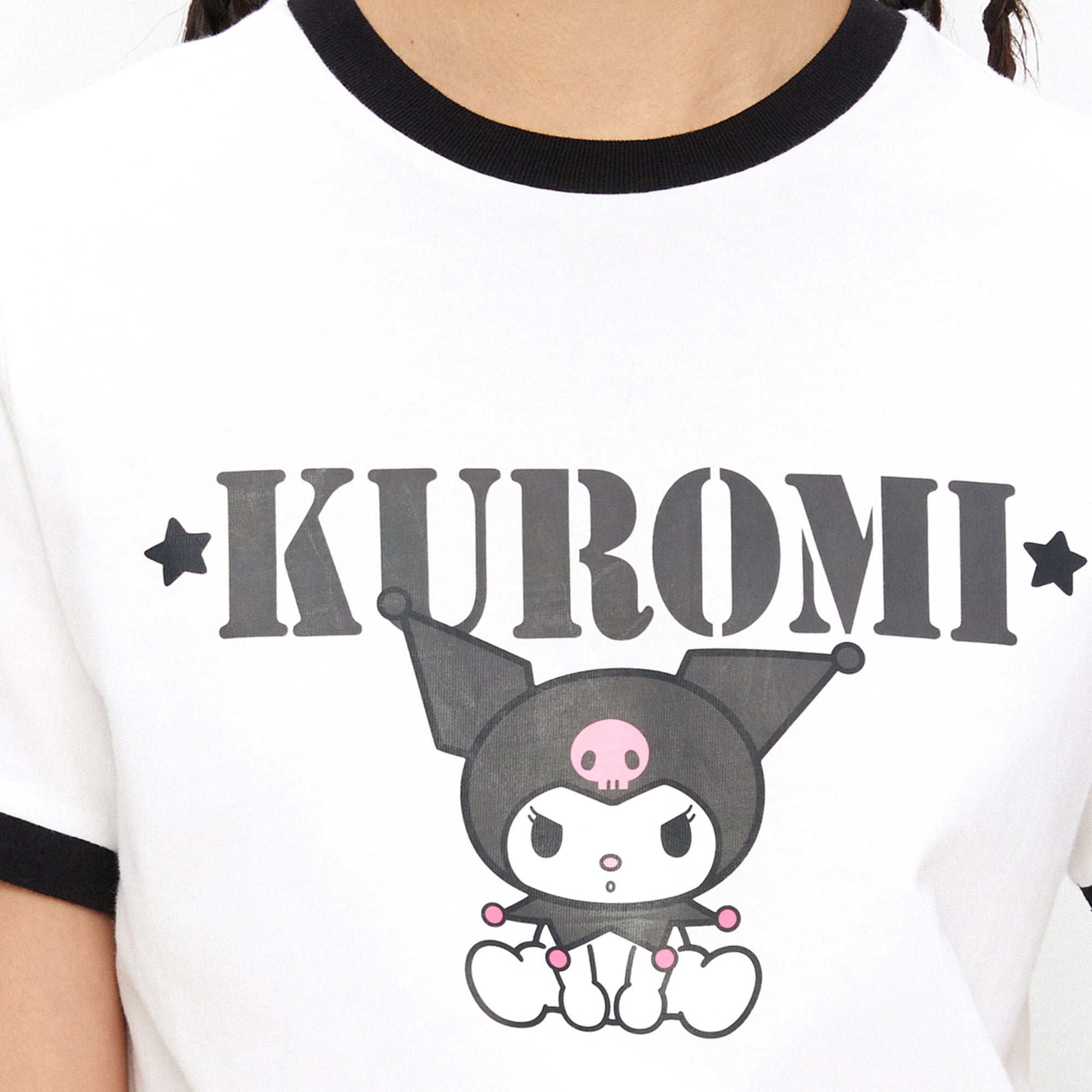 Print Short Sleeve T-Shirt White White