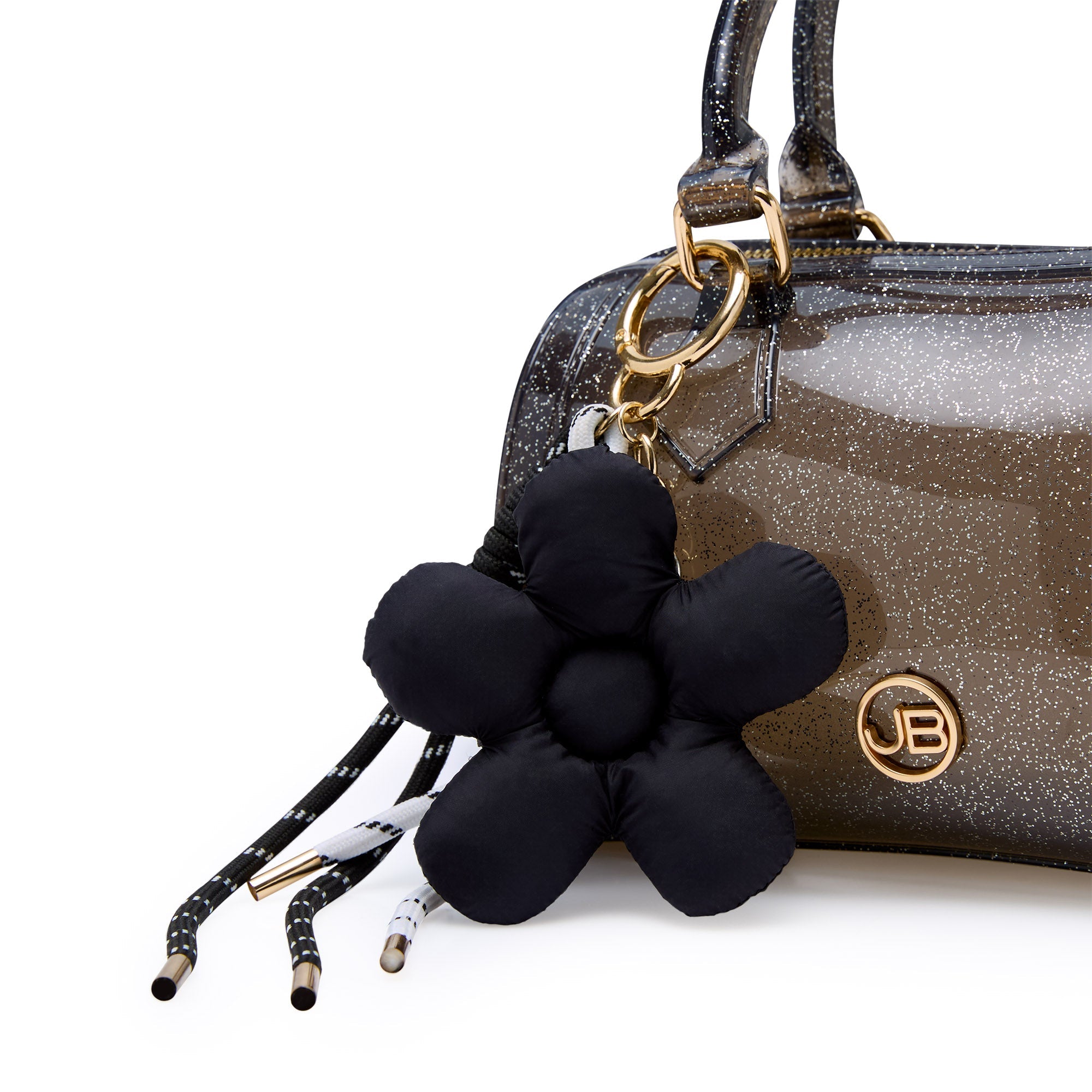 Salone Crossbody Bag Glitter Black