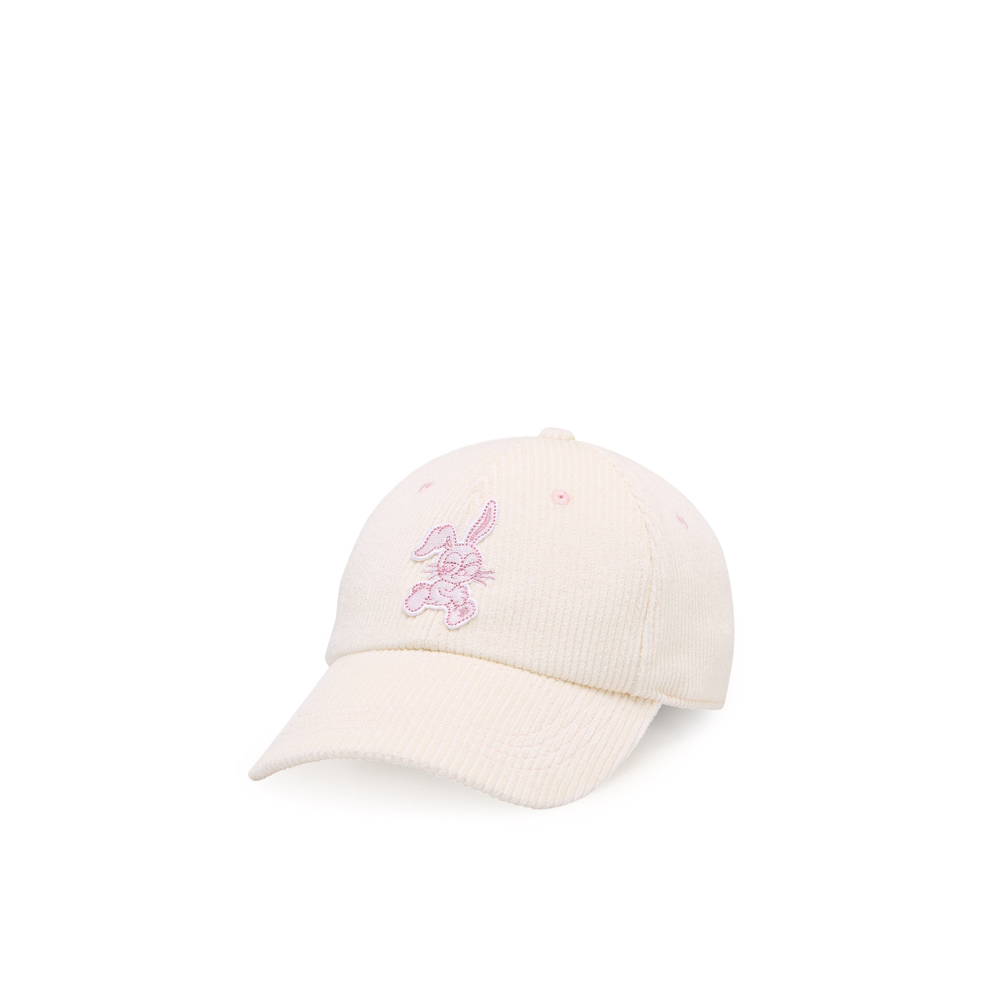 Jerme Embroidery Corduroy Cap Cream