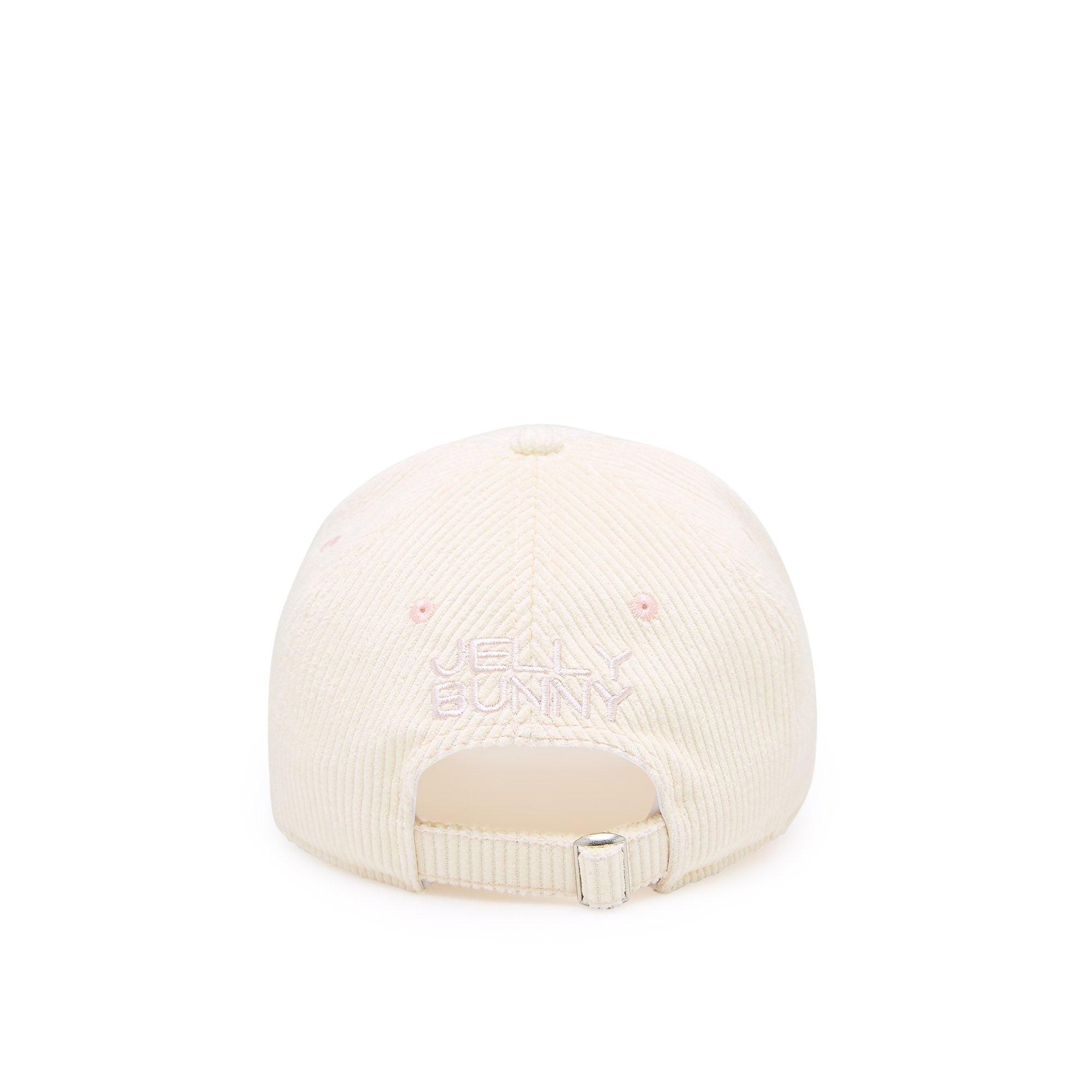 Jerme Embroidery Corduroy Cap Cream