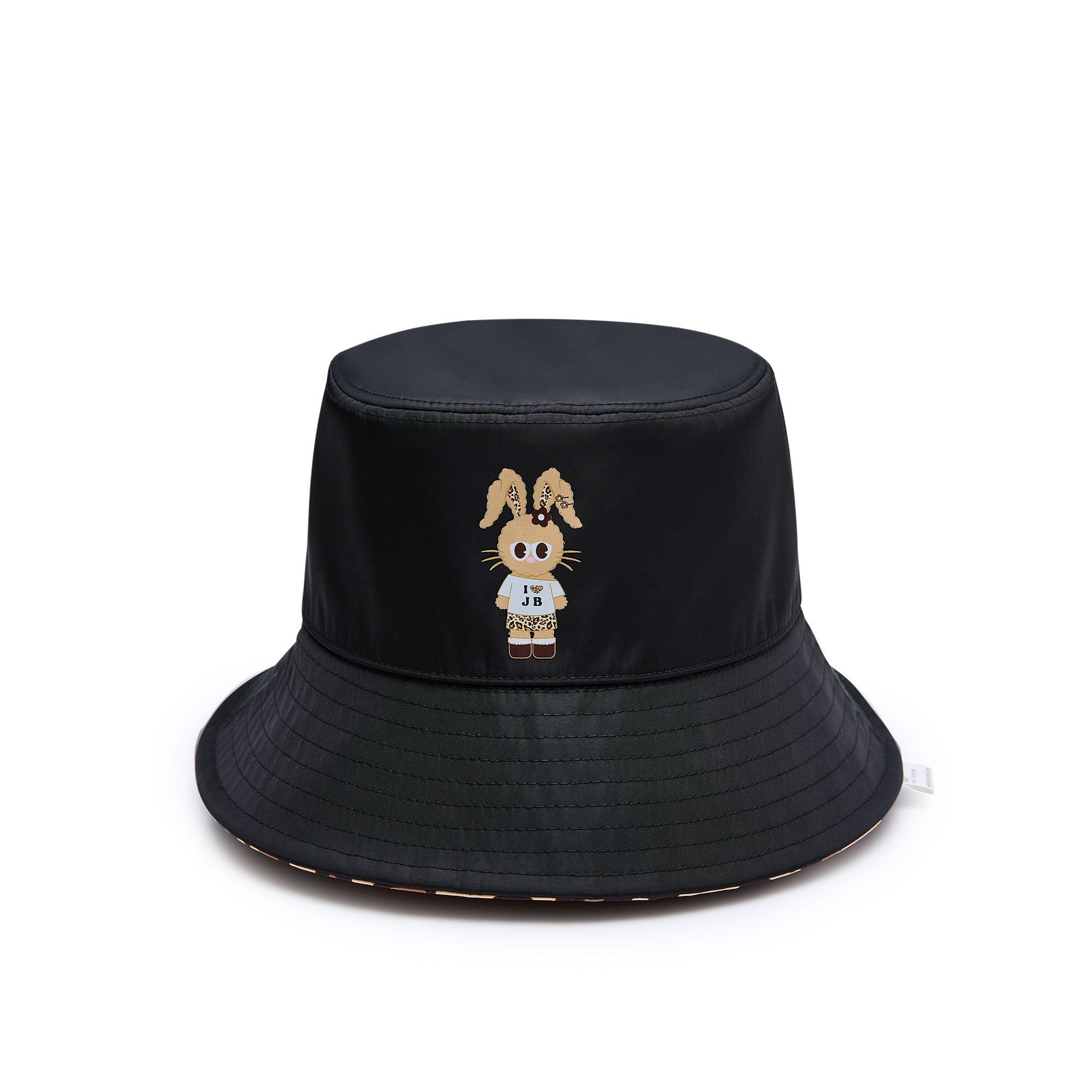 Leopard Jerme Embroidery Bucket Hat Multi Color