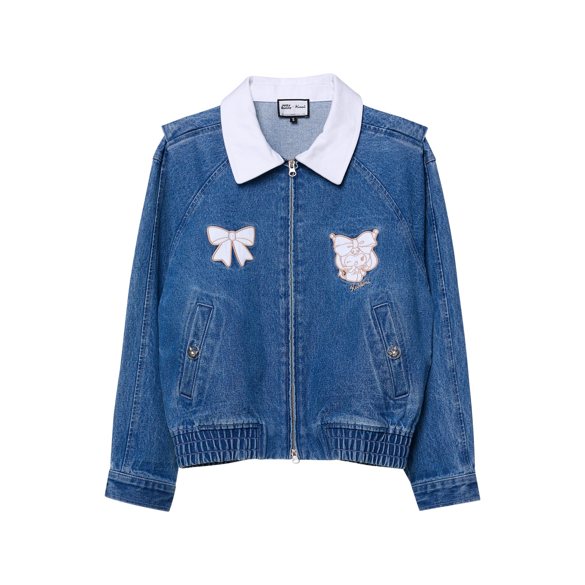 Kuromi Denim Long Sleeve Jacket Blue