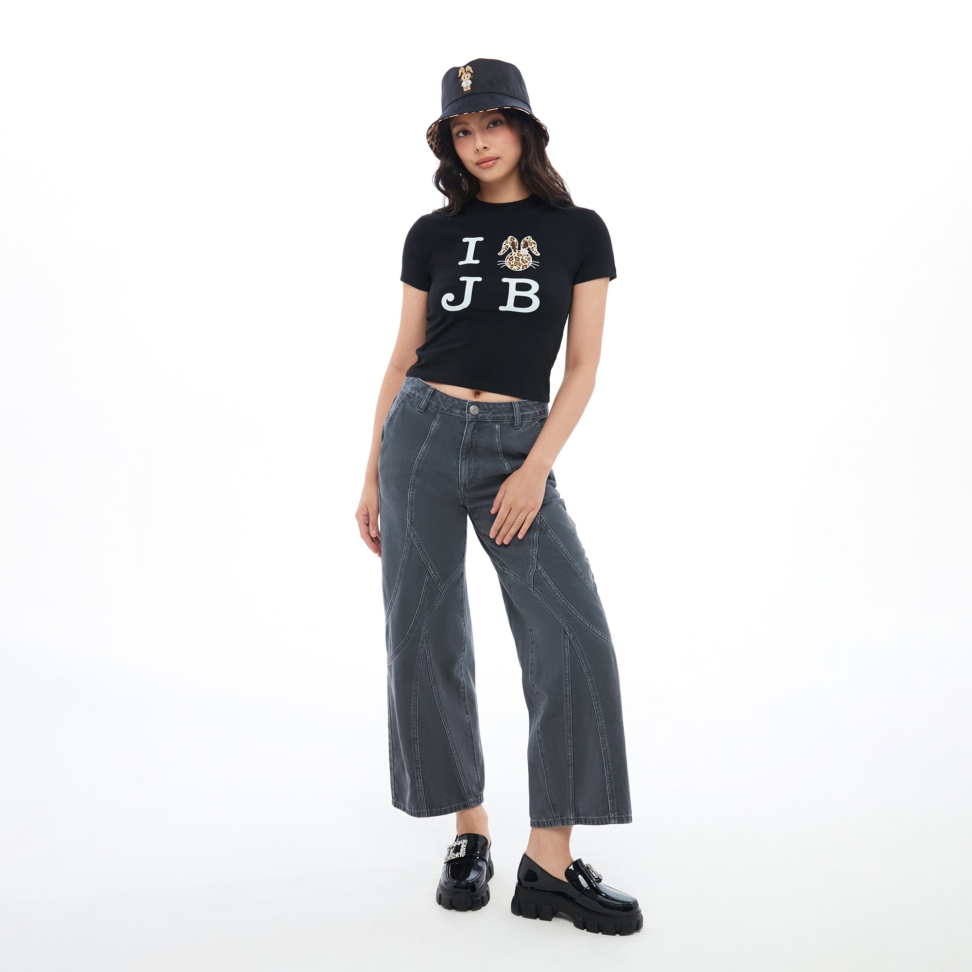 Leopard Jerme Short Sleeve T-Shirt Black