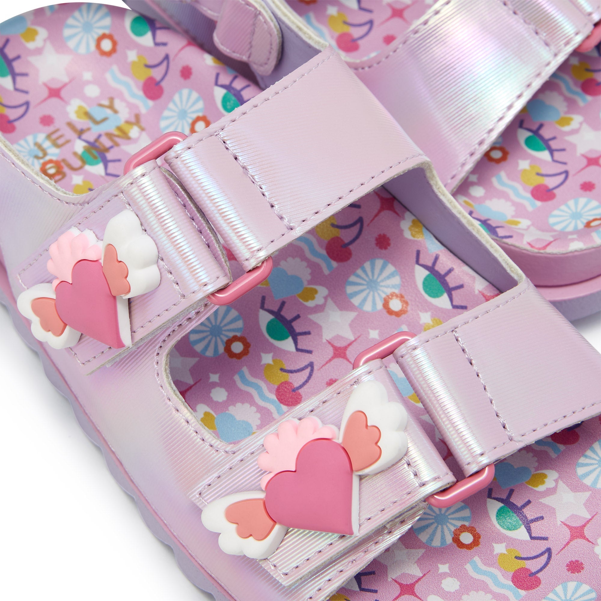 Mini Sporty Gizmo Flat Sandals For Girls Multi Color