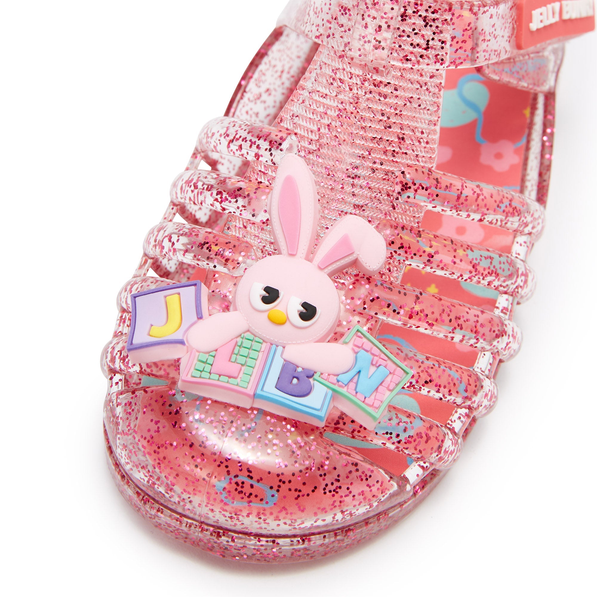 Mini Unicorn Merlin Flat Sandals For Girls Red