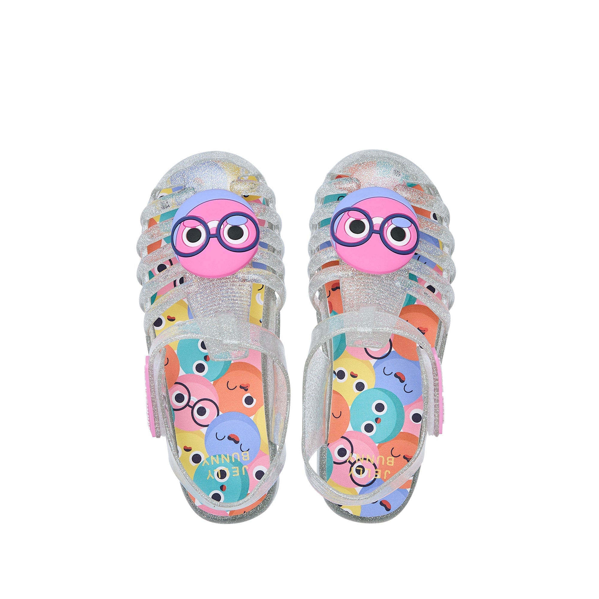 Mini Unicorn Merinaa Flat Sandals For Girls Glitter Multi 2