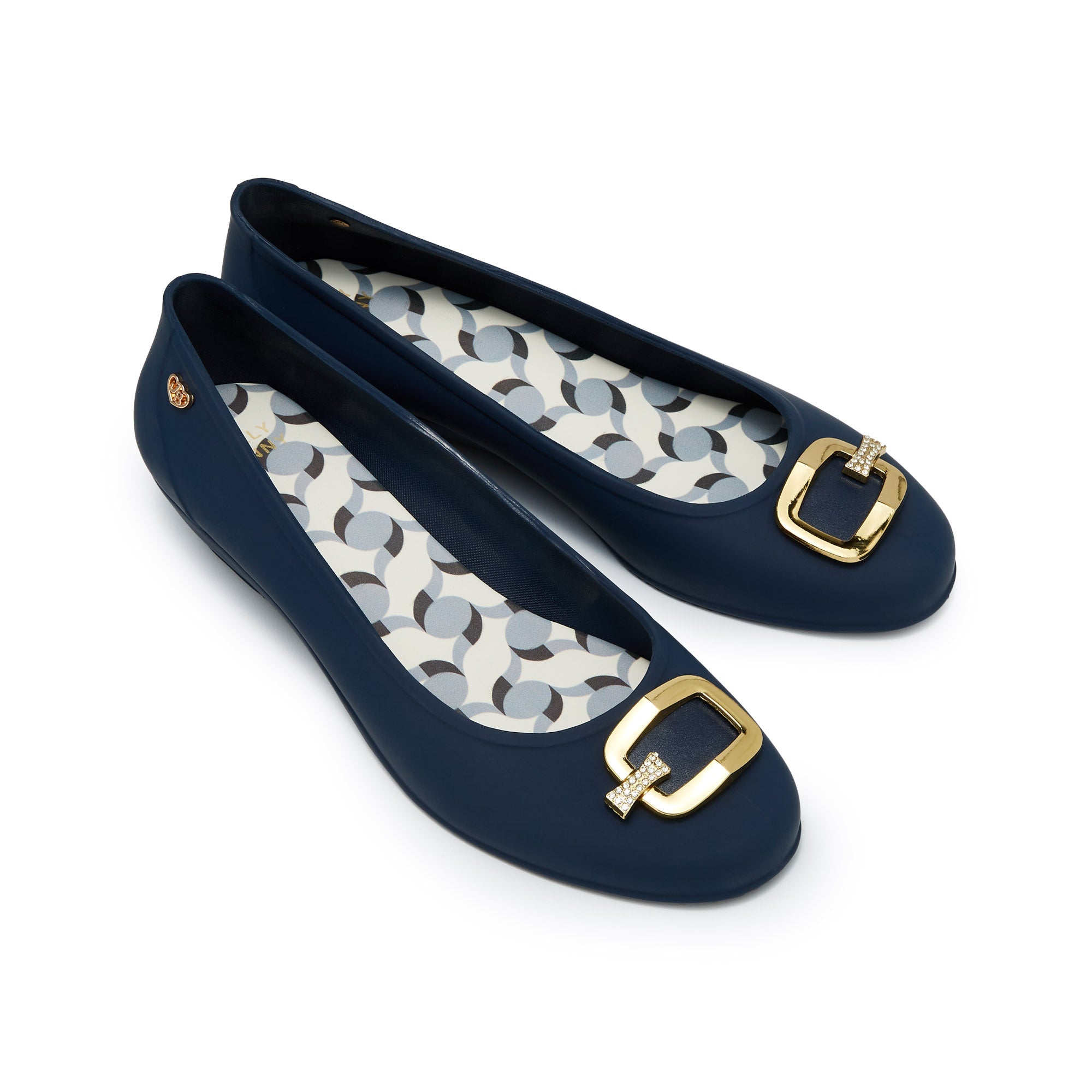 Knox Bluely Ballerina Shoes Navy