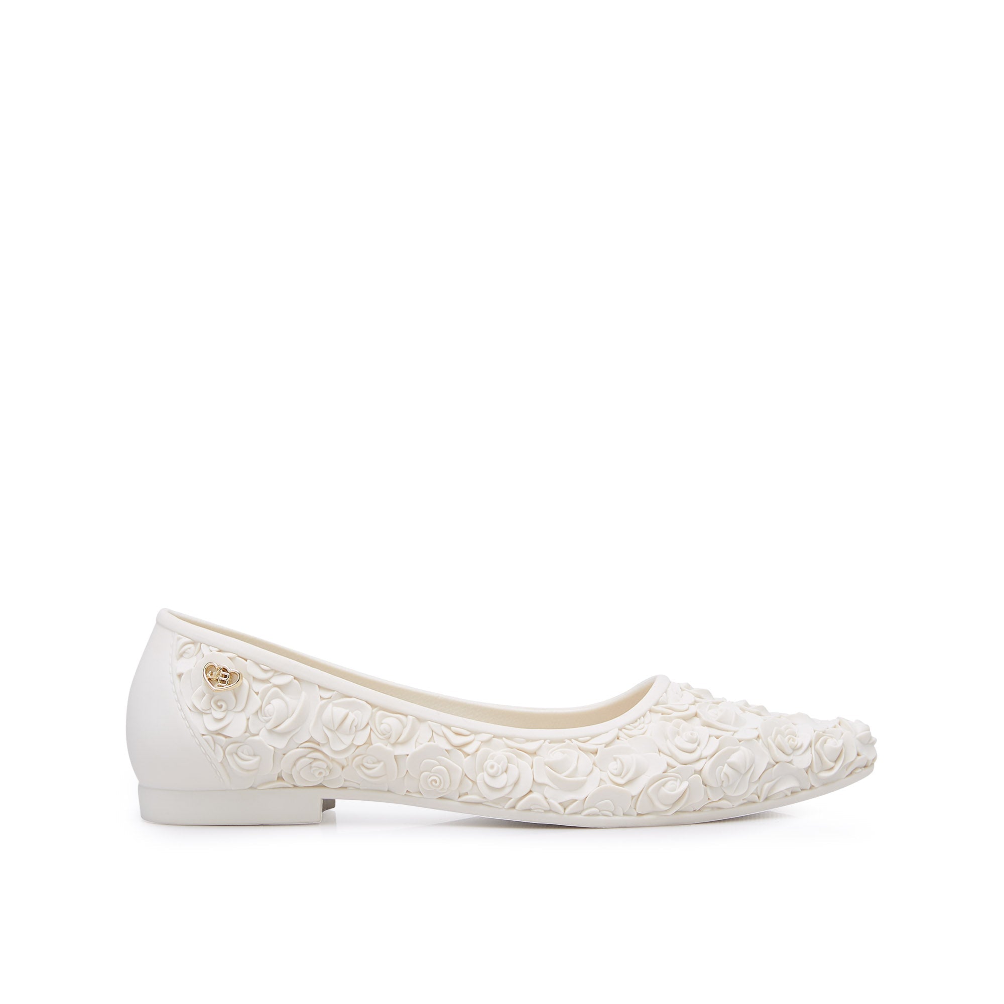 BB Rose Ballerina Shoes White