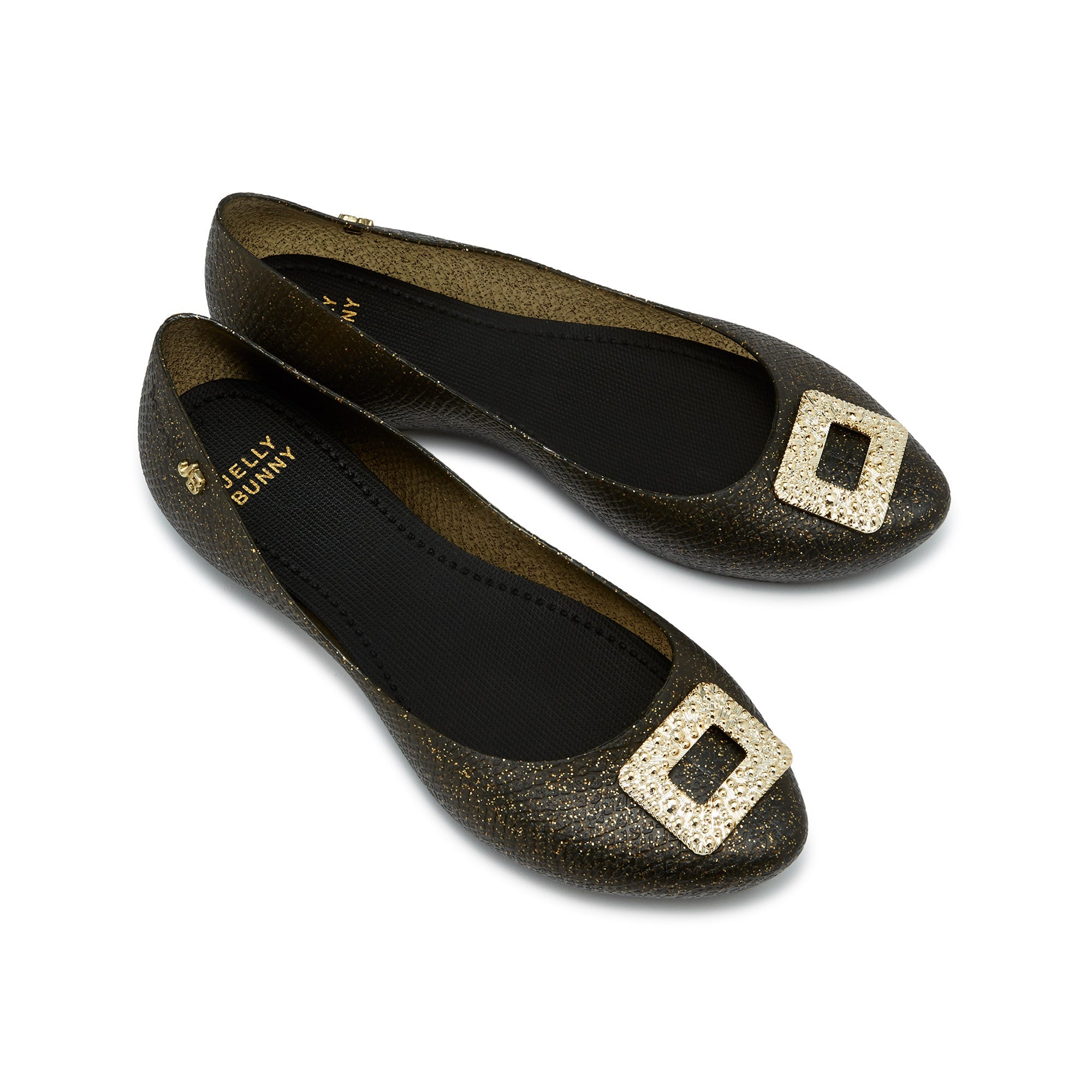 Icarai1185 Elisa Ballerinas Glitter Black