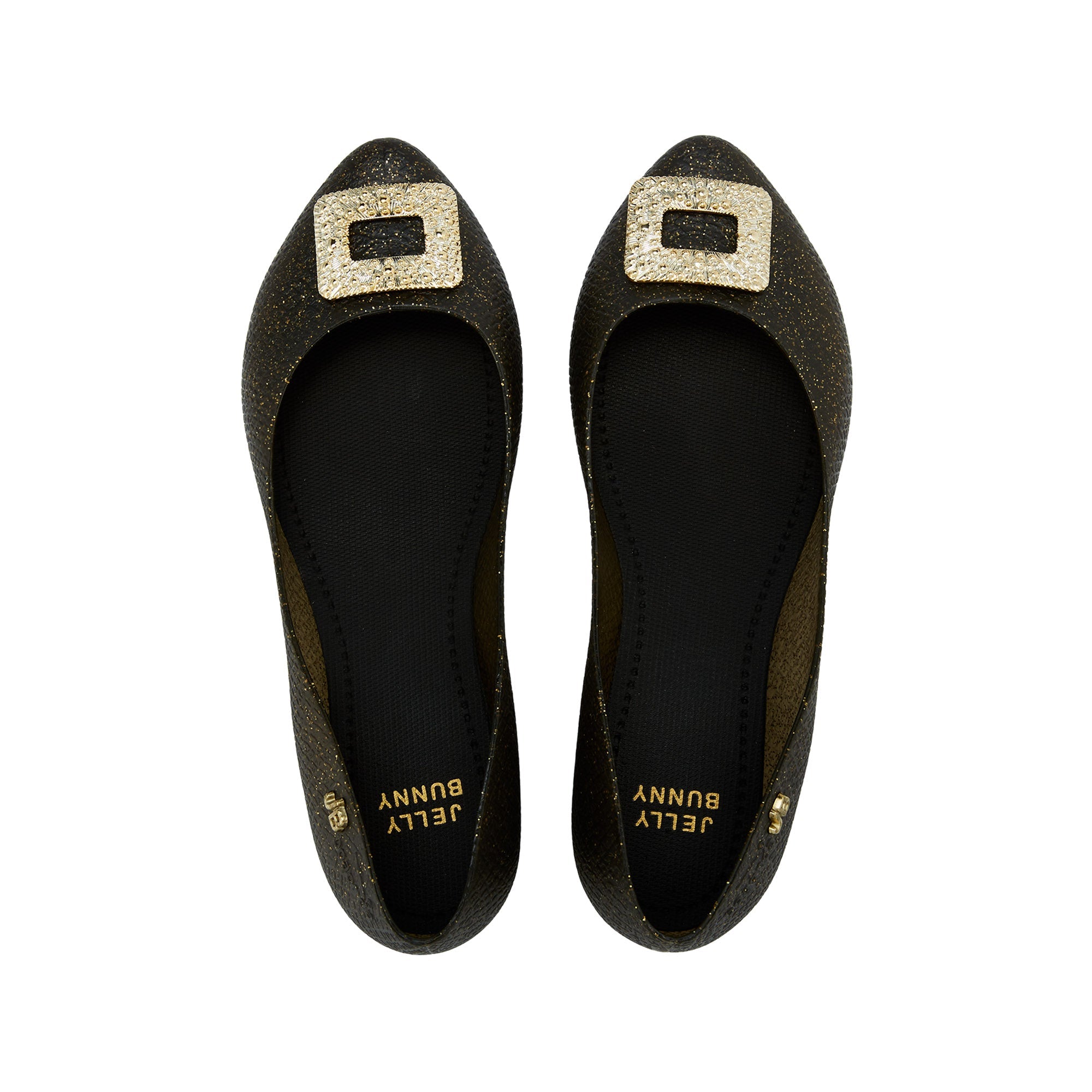 Icarai1185 Elisa Ballerinas Glitter Black