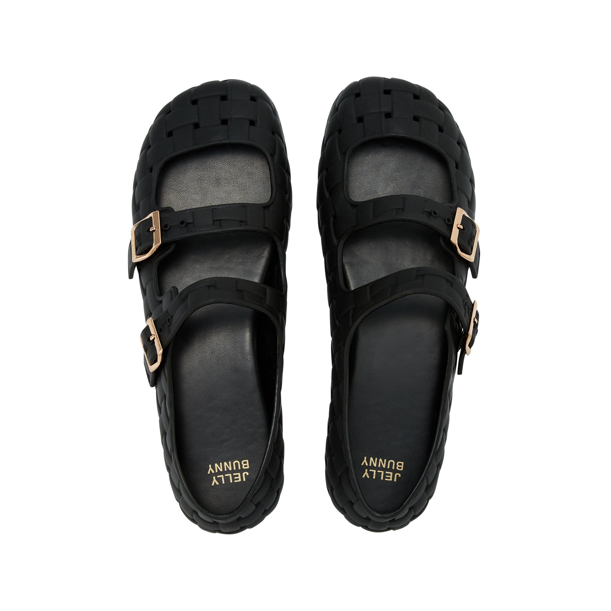 Nevena Flat Mary-Janes Black